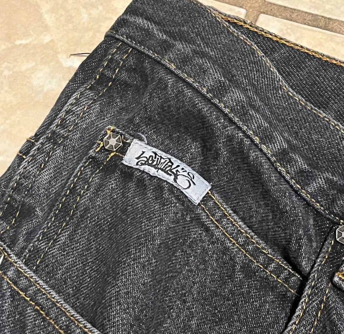 Southpole × Vintage Southpole Y2K Baggy Skater Carpenter Denim Shorte (36) Size US 36 / EU 52 - 2 Thumbnail