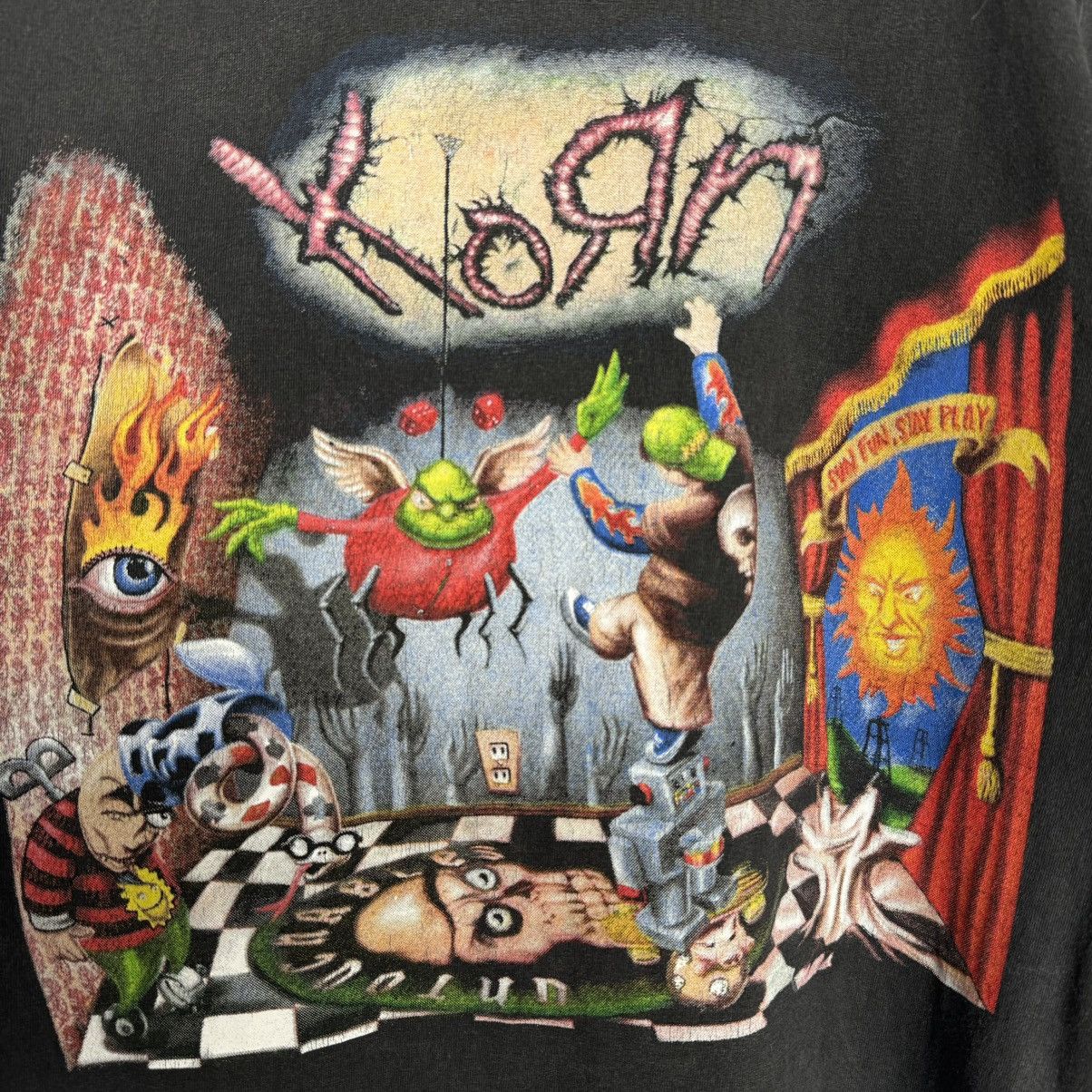 Band Tees Vintage 2002 Korn Sun Fun Stay Play Nu Metal Euro T Shirt Size US M / EU 48-50 / 2 - 3 Thumbnail