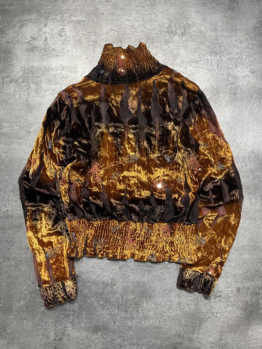 Vintage 🔥RARE🔥Vintage Y2K Glamour Blouse Rare Avant Garde Size S / US 4 / IT 40 - 3 Thumbnail