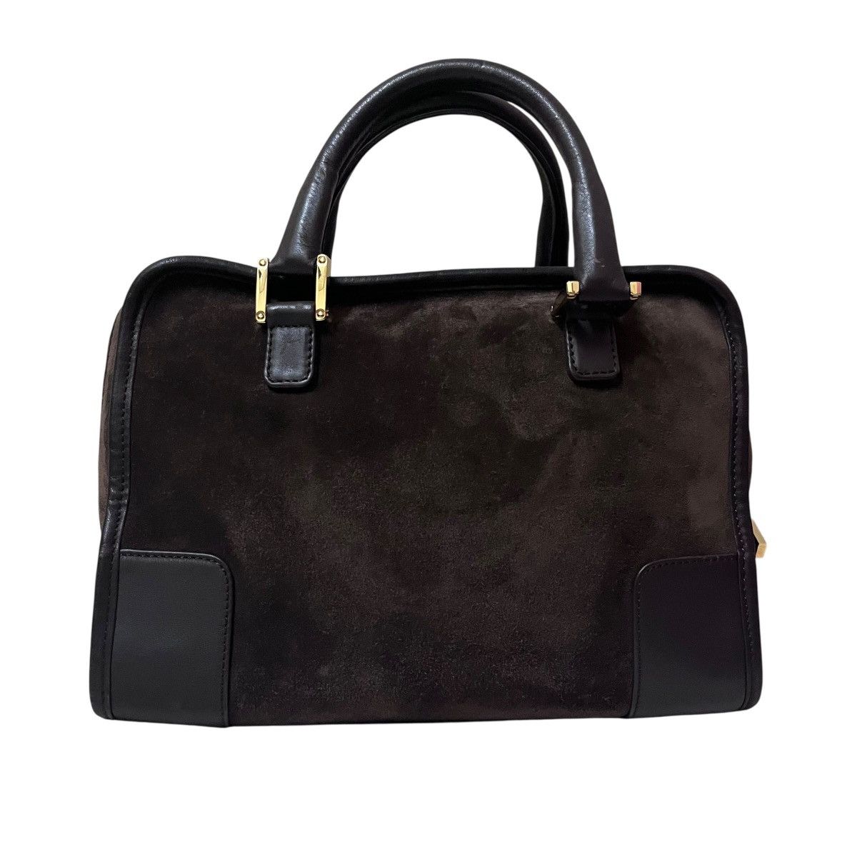 Loewe Authentic Loewe Amazona Suede Leather Medium Handbag Size ONE SIZE - 2 Thumbnail
