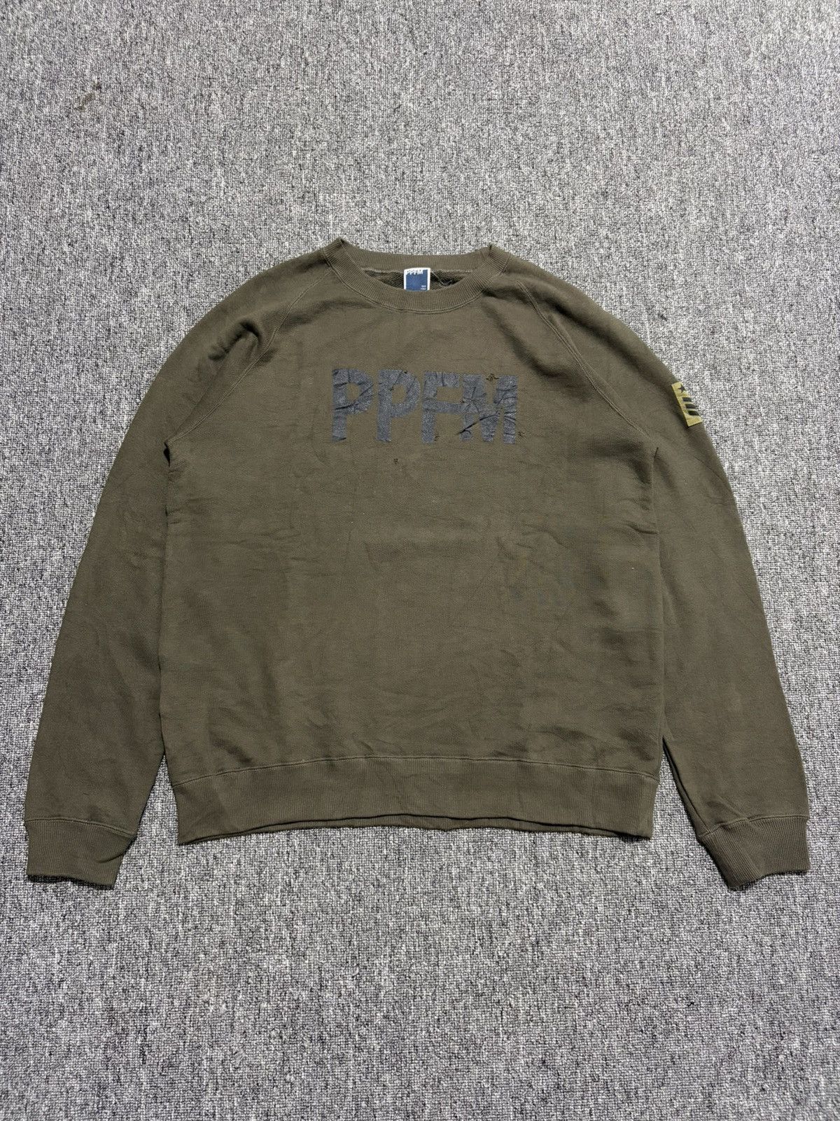PPFM ppfm millitary distressed sweatshirt Size US L / EU 52-54 / 3 - 2 Thumbnail