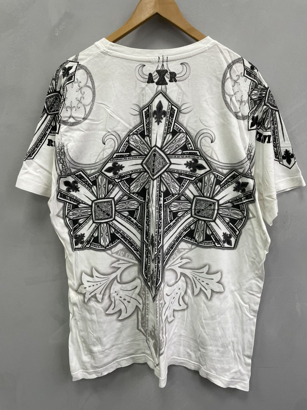 Affliction × Vintage Vintage Y2K Affliction Extreme Couture AOP T-Shirt - Large Size US XL / EU 56 / 4 - 8 Thumbnail