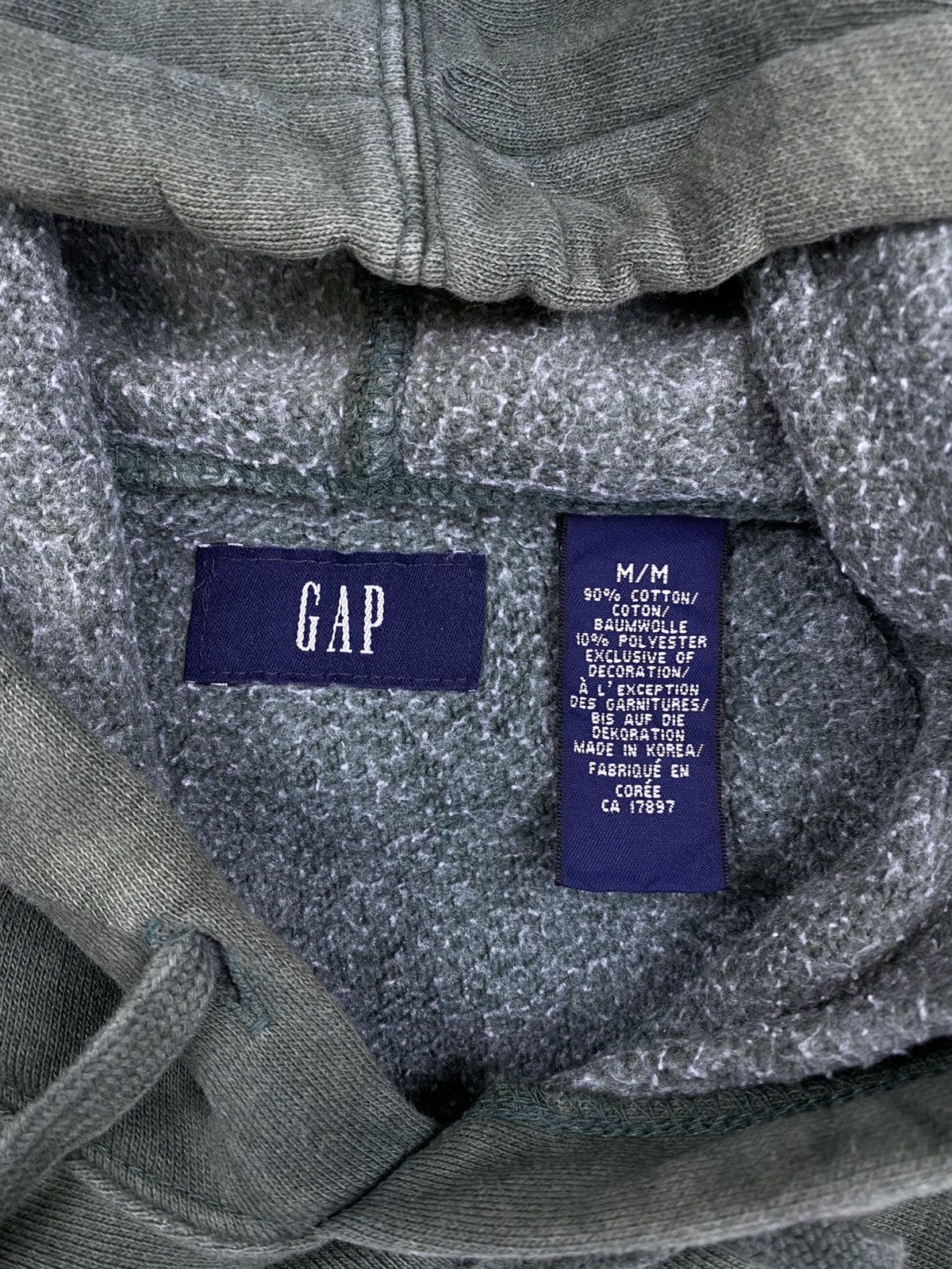 Gap Vintage Gap Big Spellout Faded Sweatshirt Hoodie Size US XL / EU 56 / 4 - 7 Thumbnail