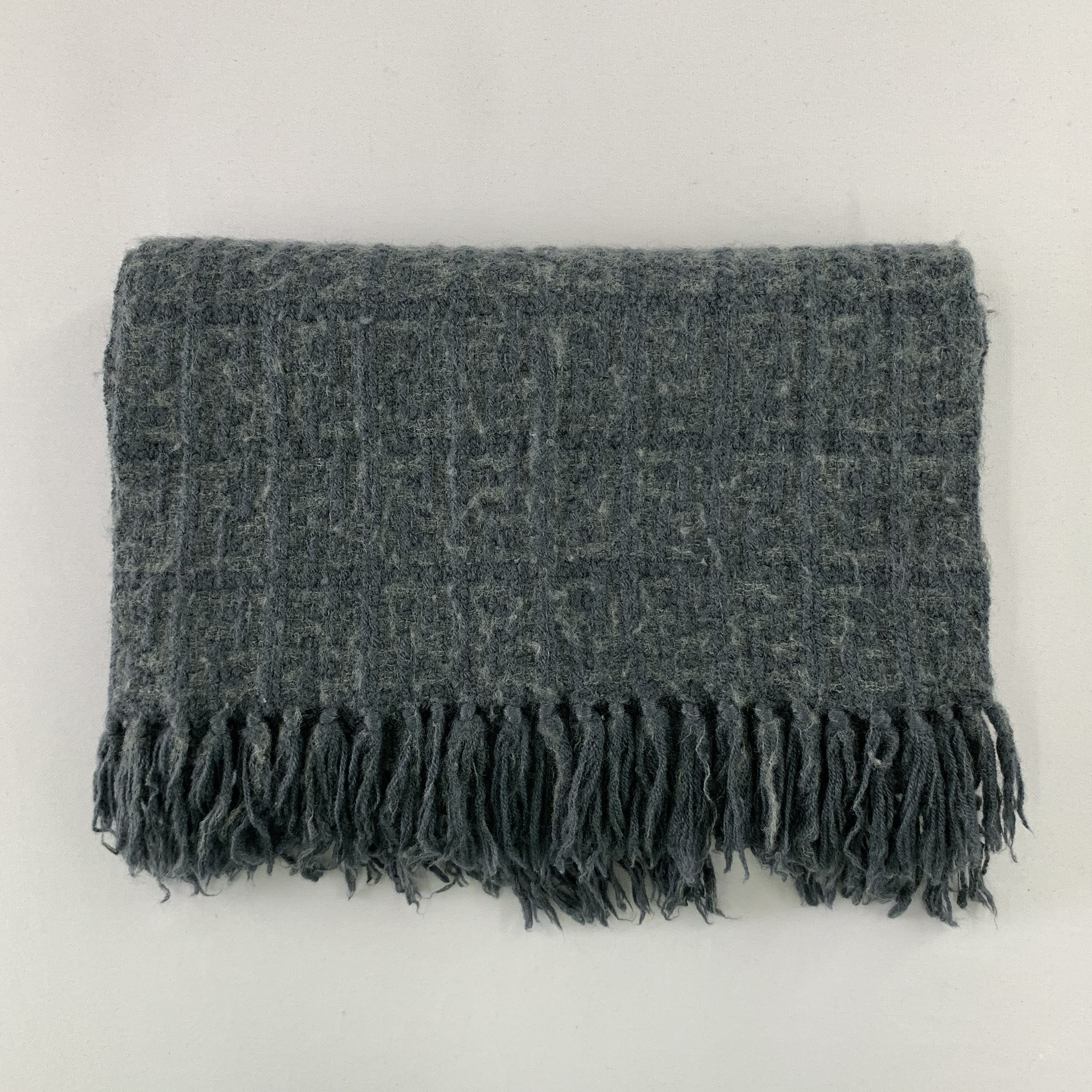 Fendi Fendi Scarf Wool Muffler Neck Wrap BL4297 Size ONE SIZE - 3 Thumbnail