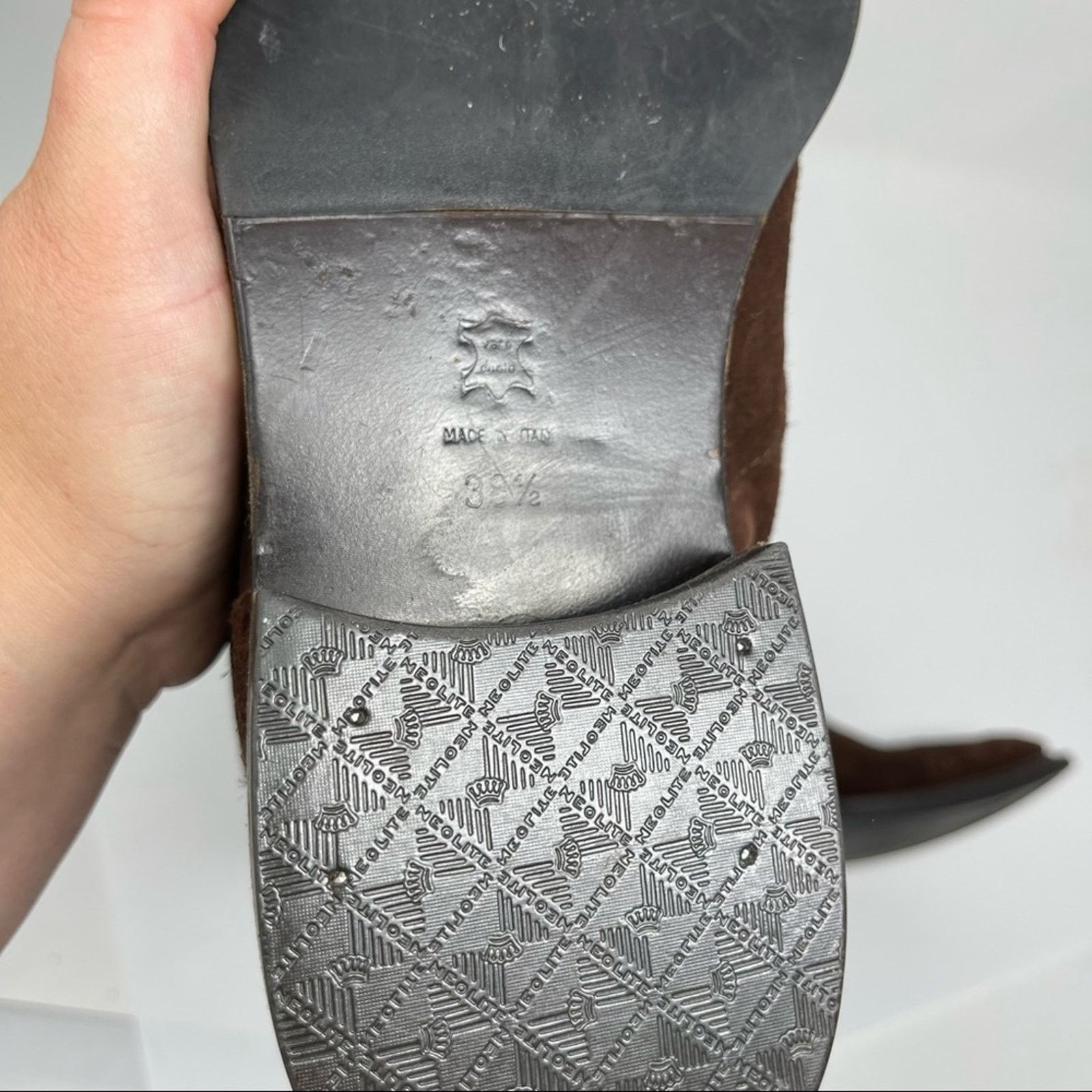 Alberta Ferretti Philosophy Di Alberta Ferretti Brown suede tall boots Size US 8.5 / IT 38.5 - 6 Thumbnail