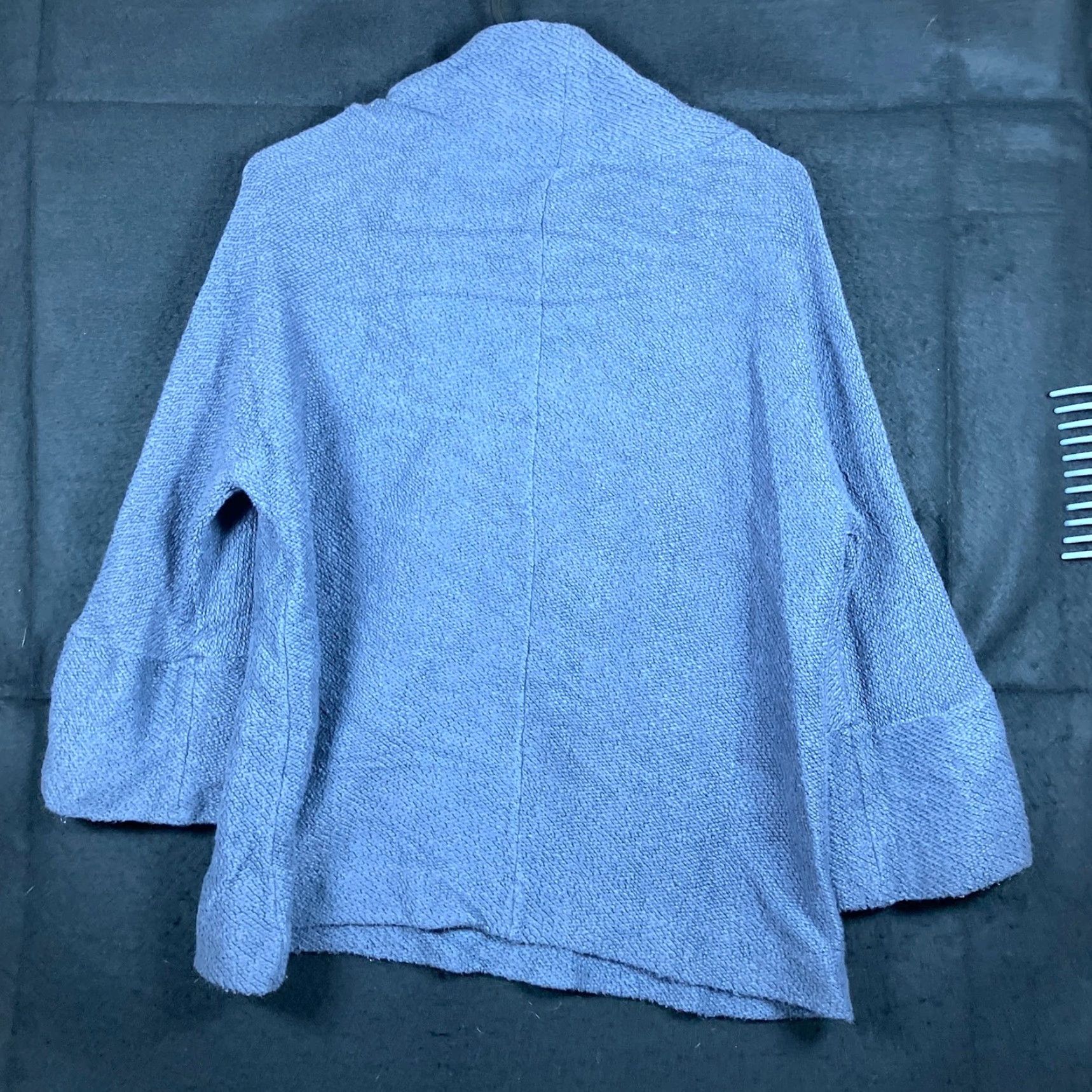 Soft Surroundings Soft Surroundings Womens Sweater Navy High Neck Pullover Cotton Blend Petite XS Size XS / US 0-2 / IT 36-38 - 7 Thumbnail