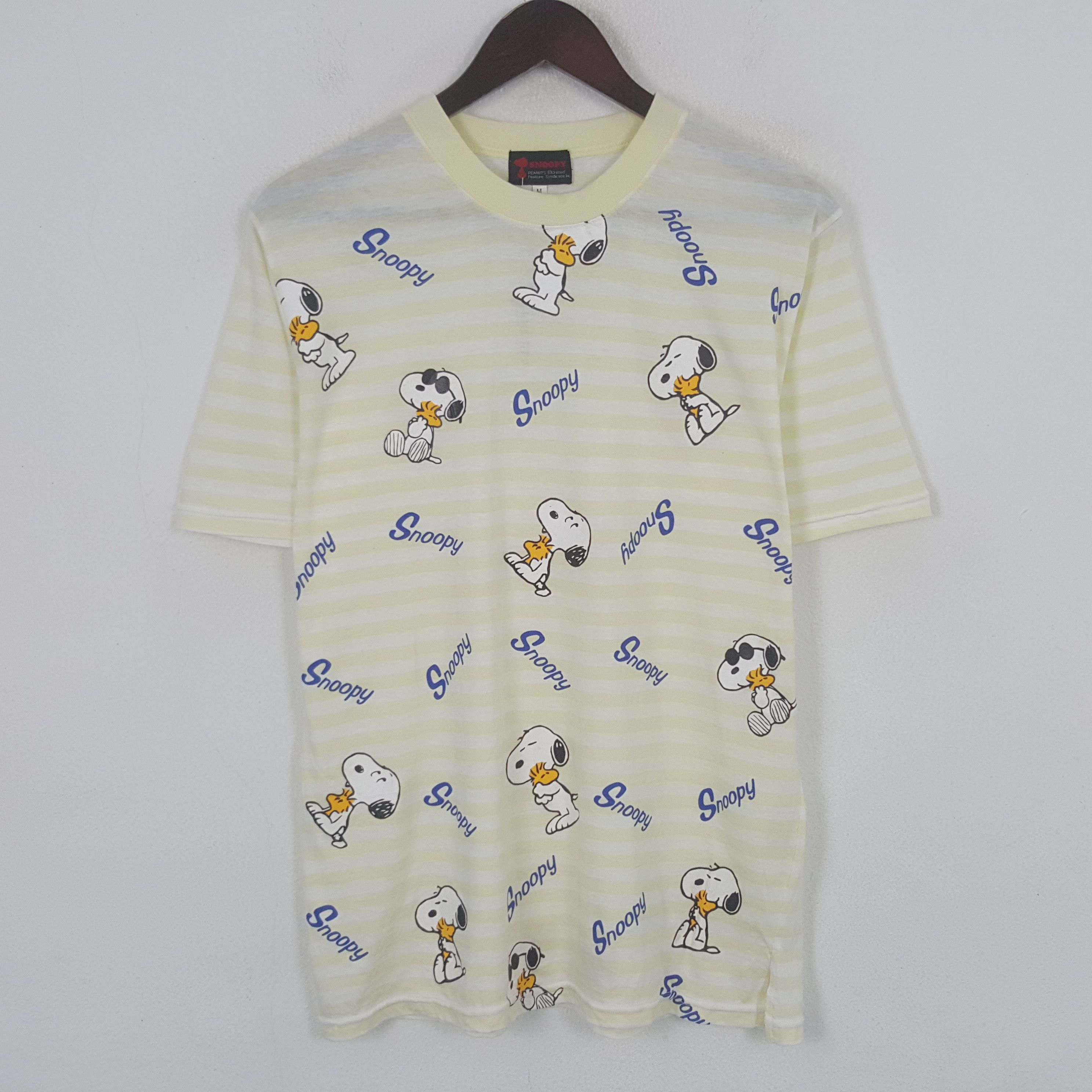 Japanese Brand Vintage Snoopy MultiLogo Tshirt Size US L / EU 52-54 / 3 - 1 Thumbnail