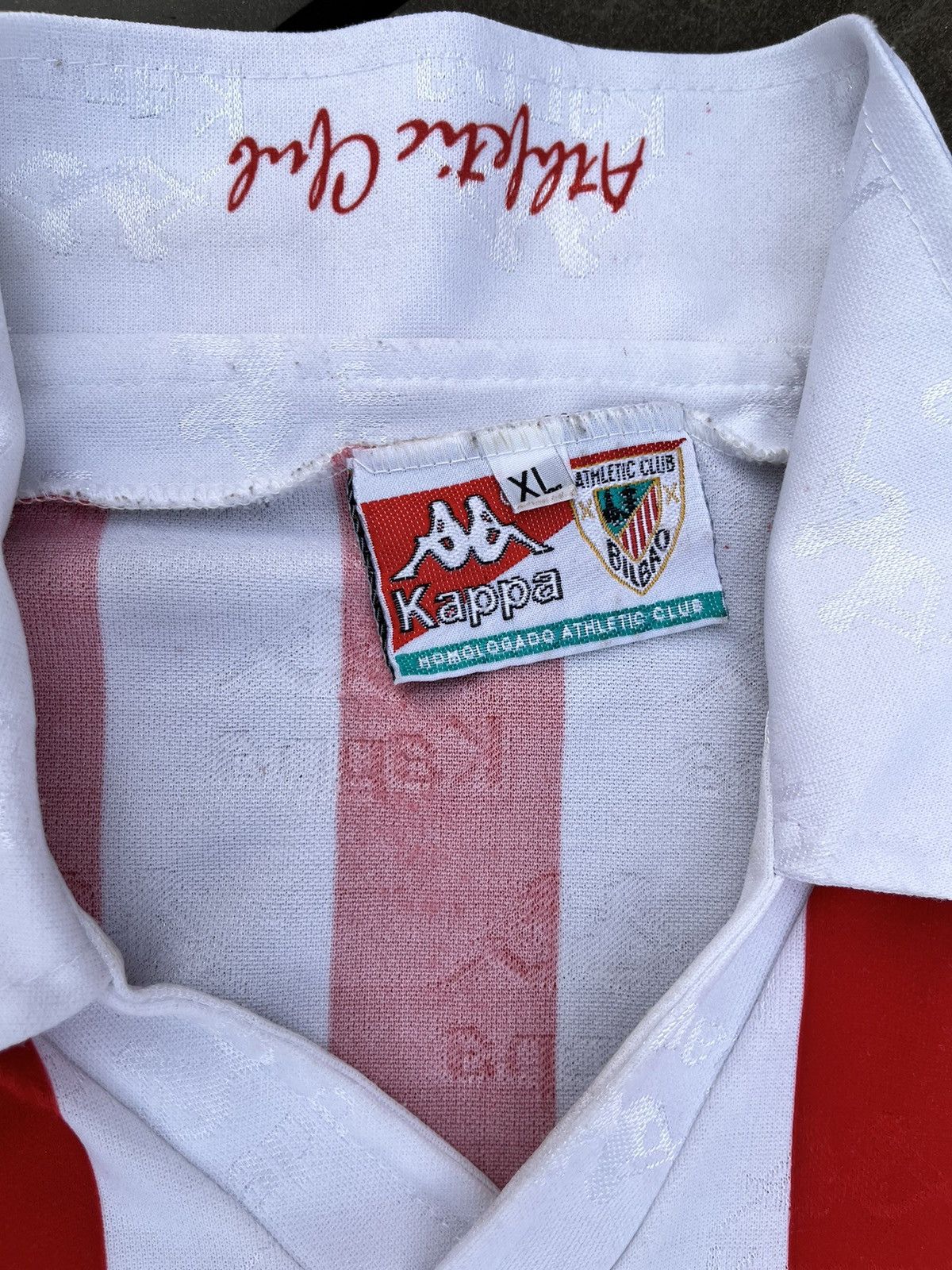 Vintage Athletic Bilbao 1992/93 Home Long Sleeve Jersey Size US XL / EU 56 / 4 - 5 Thumbnail