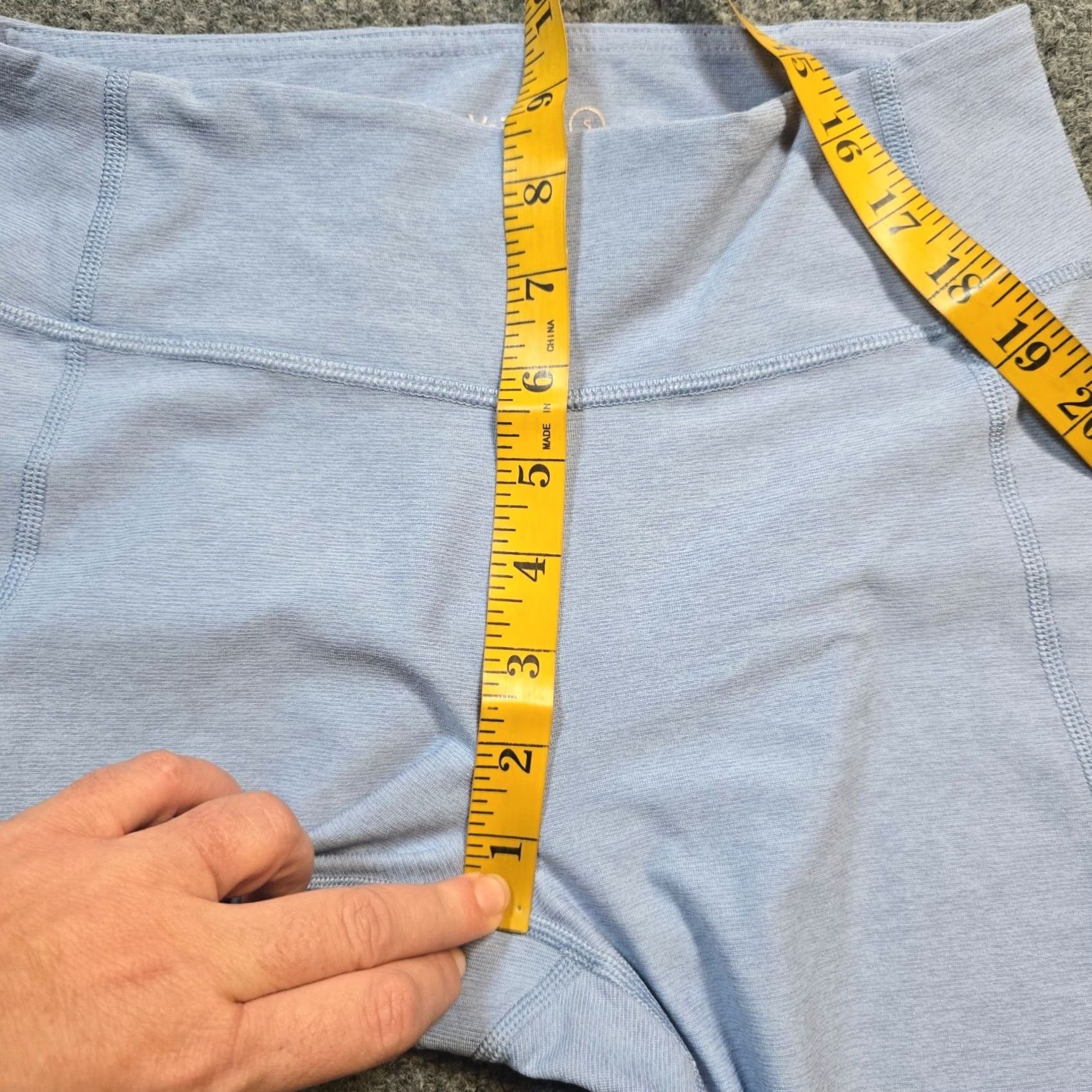 Outdoor Voices Outdoor Voices Pants Womens Small Blue Stretch Cropped Pull On Athletic Casual Size 28" / US 6 / IT 42 - 5 Thumbnail