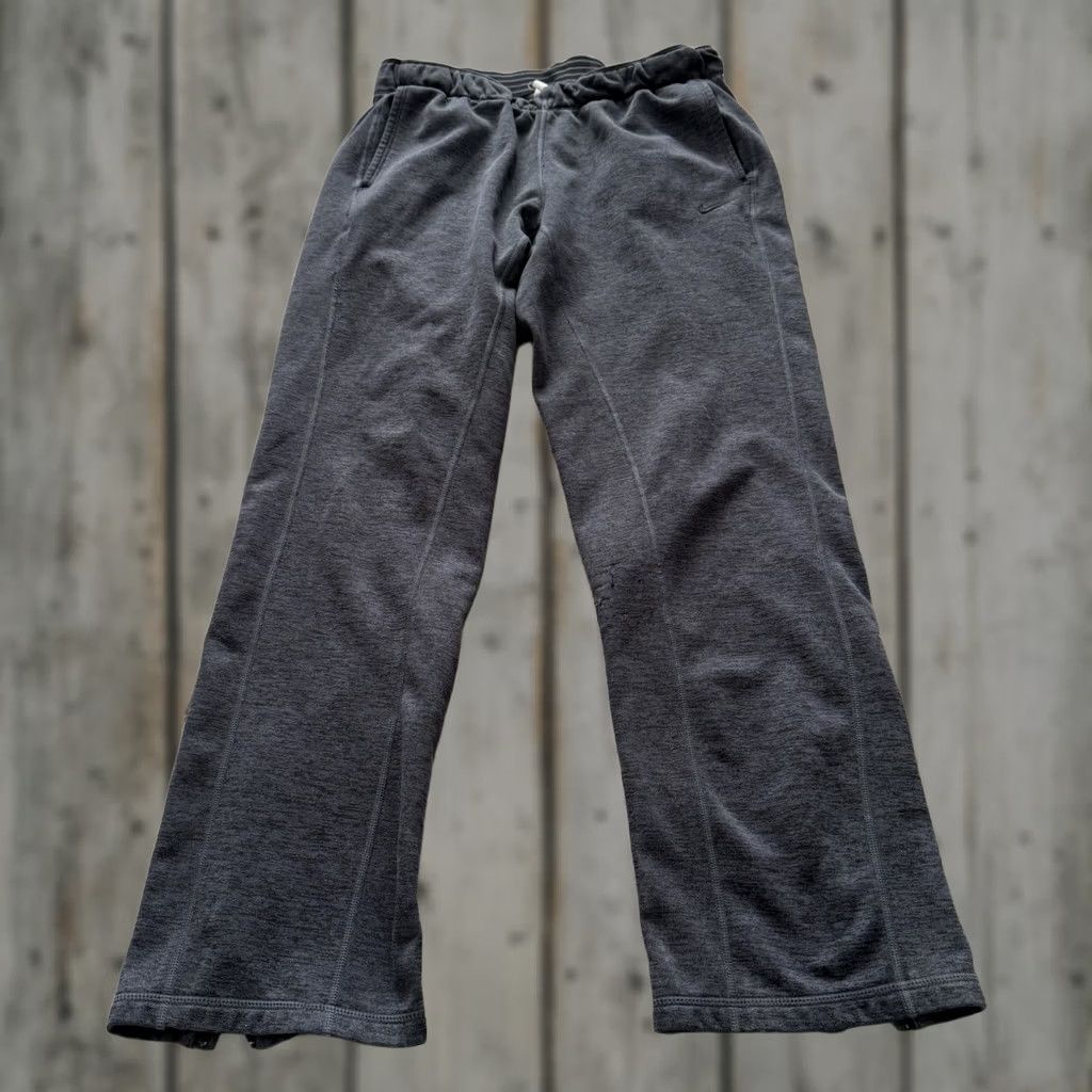 Nike Nike Therma-Fit Pants Womens M Gray Blue Zip Ankle Sweatpants Joggers Size 32" / US 10 / IT 46 - 1 Thumbnail