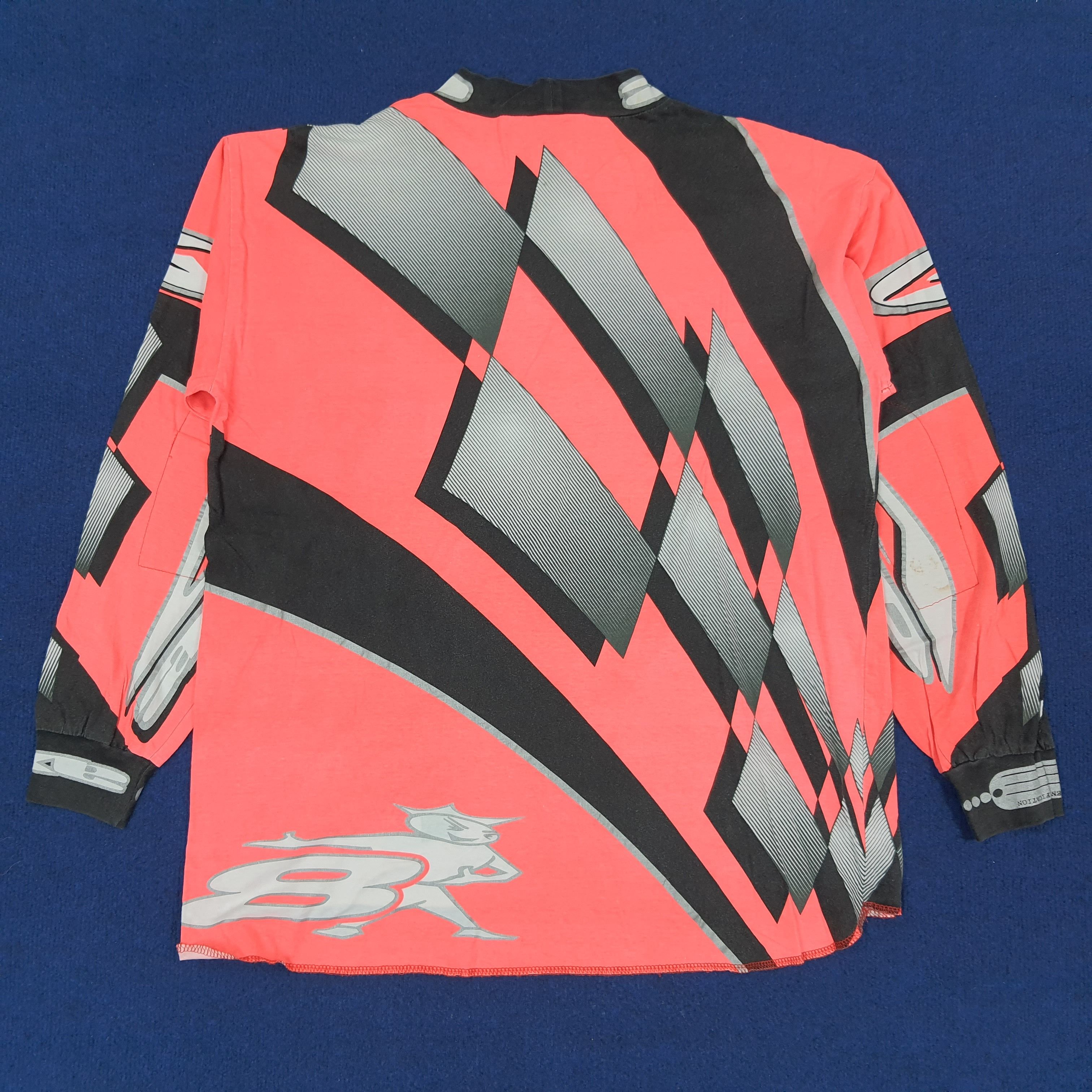 Other Vintage AXO Sport Racing Motorsports Jersey C239N32 Size US XL / EU 56 / 4 - 2 Thumbnail