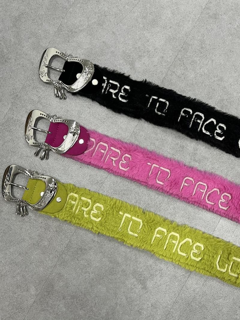 VIBE Vibe Vintage Belt Riveted Belts Menswear Accessories Size ONE SIZE - 4 Thumbnail