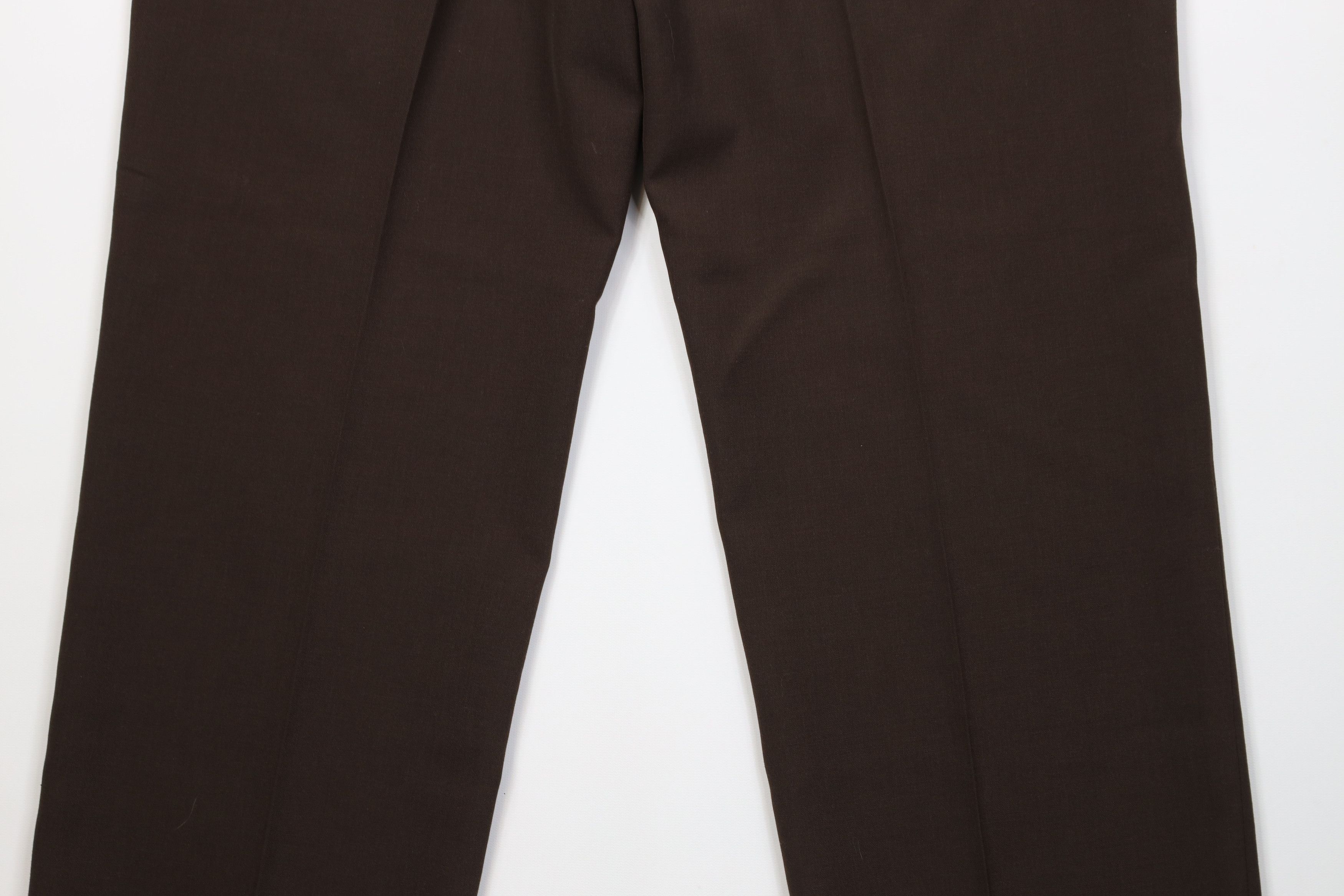 Vintage Vintage 70s Streetwear Wide Leg Chino Pants Brown USA Size US 36 / EU 52 - 13 Thumbnail