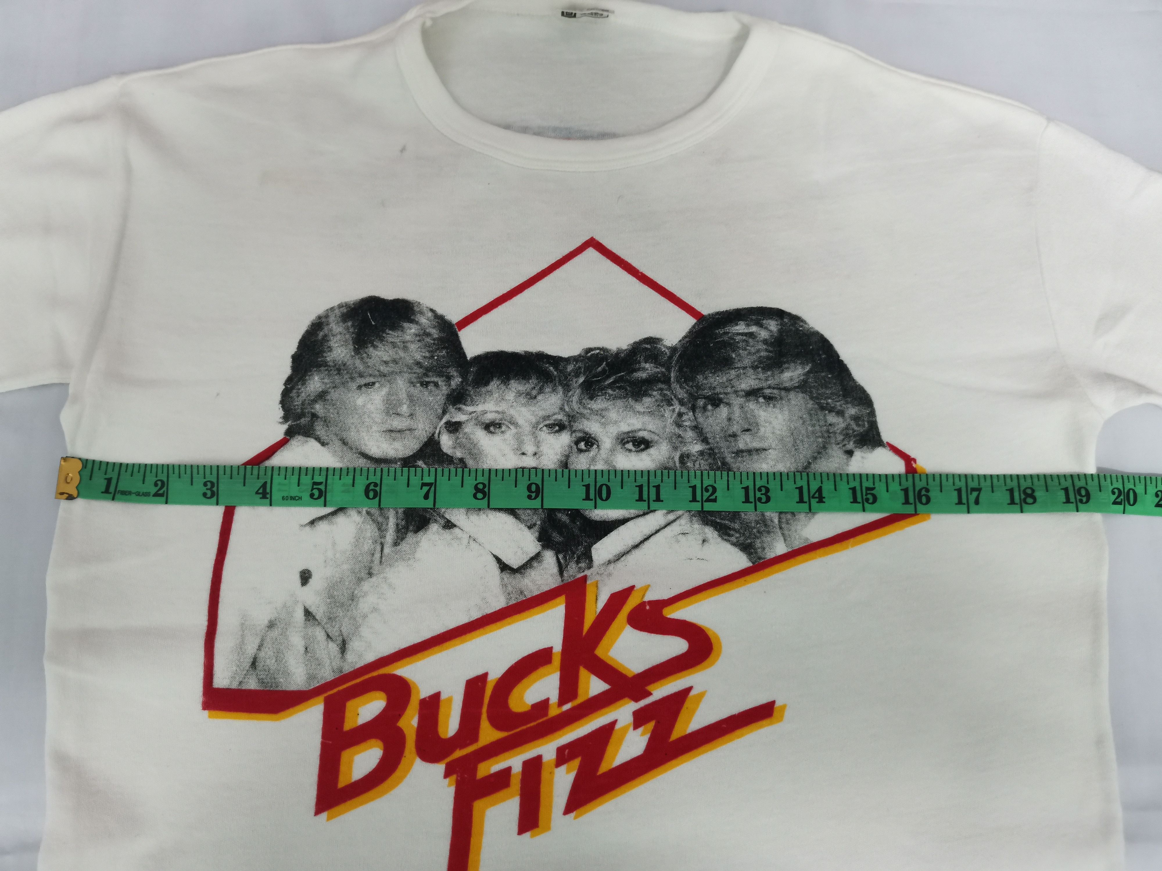 Band Tees Vintage Bucks Fizz Tour 83 Pop Rock Band Rare White Size US M / EU 48-50 / 2 - 6 Thumbnail