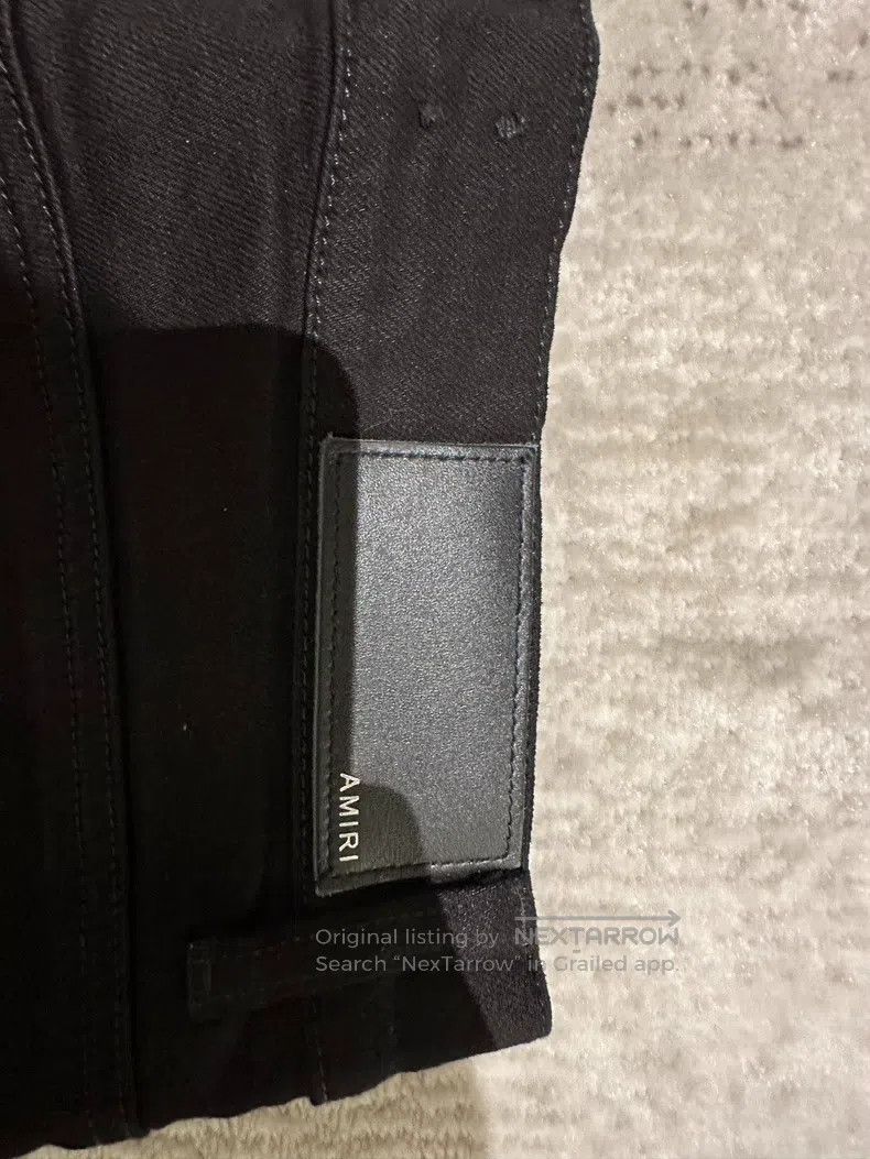 Amiri Amiri Size 31 Black Diamond jeans Size US 31 - 4 Thumbnail