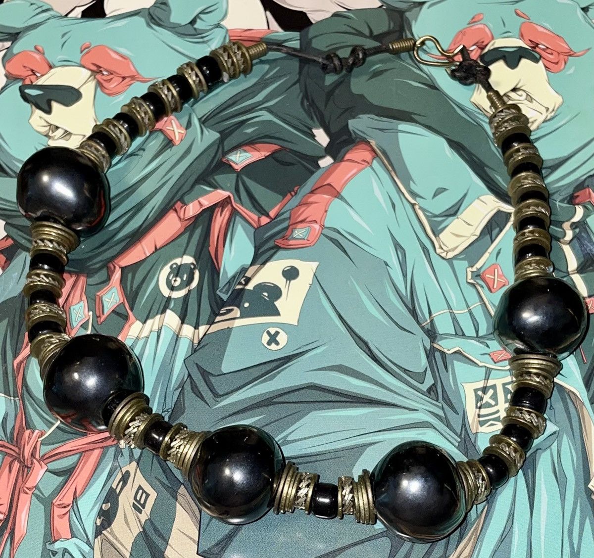 Vintage Estate 80’s Australian Tribe Hematite Necklace Size ONE SIZE - 12 Thumbnail
