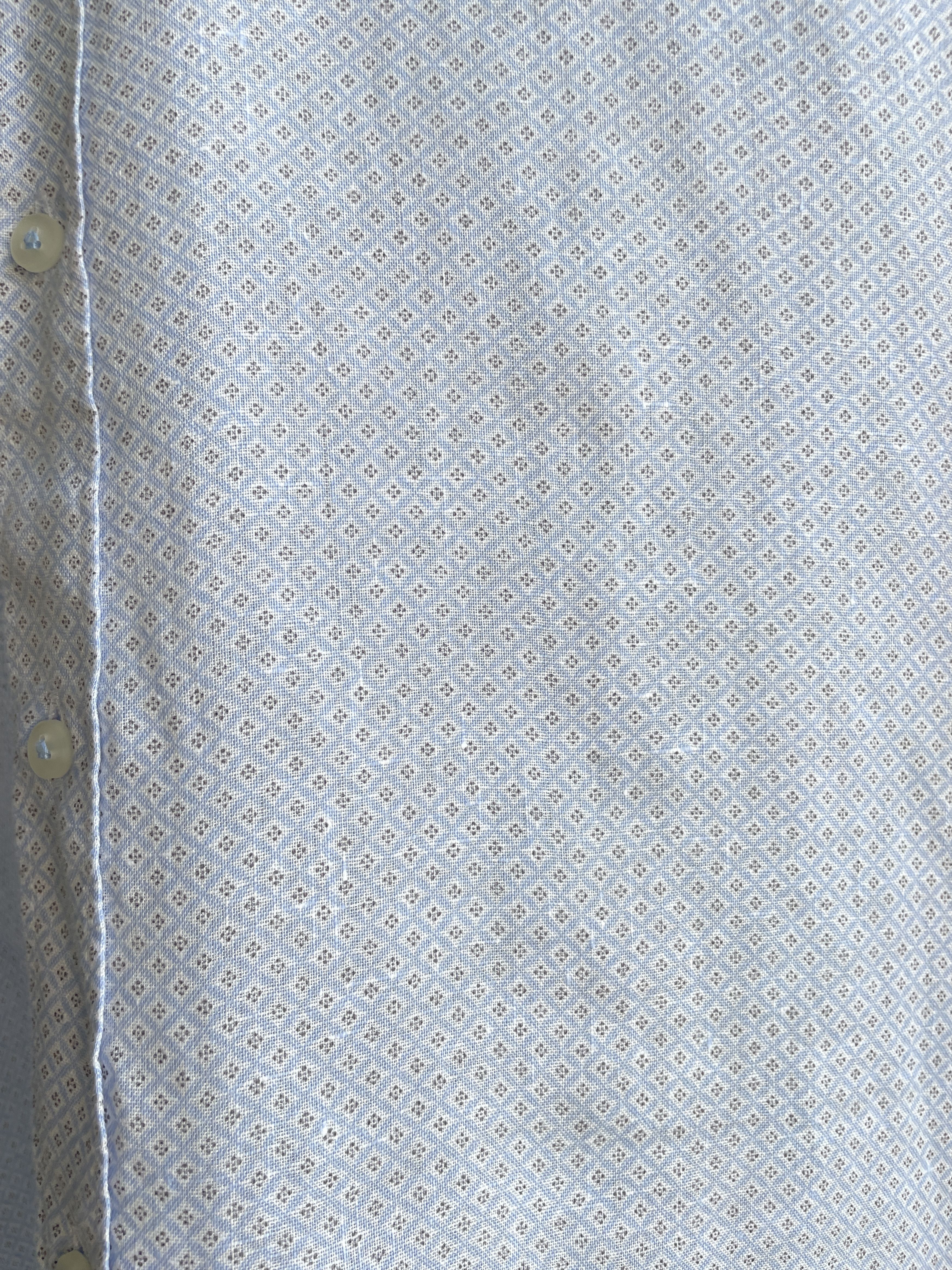 Other Camicissima Linen Comfort Fit Geometrical Dress Shirt Size 42R - 6 Thumbnail
