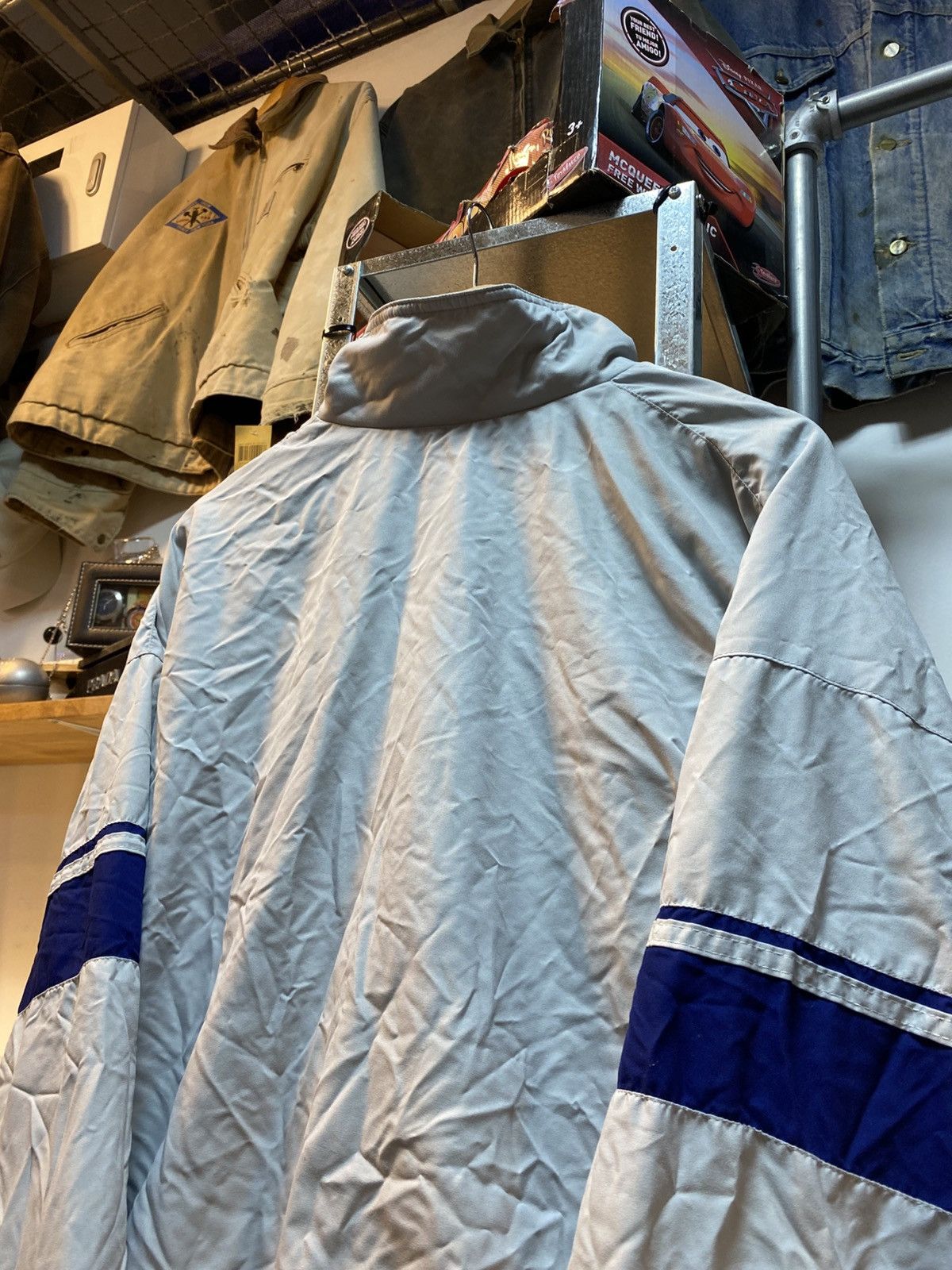Nike Vintage Nike Swoosh Windbreaker Jacket Size US XL / EU 56 / 4 - 4 Thumbnail