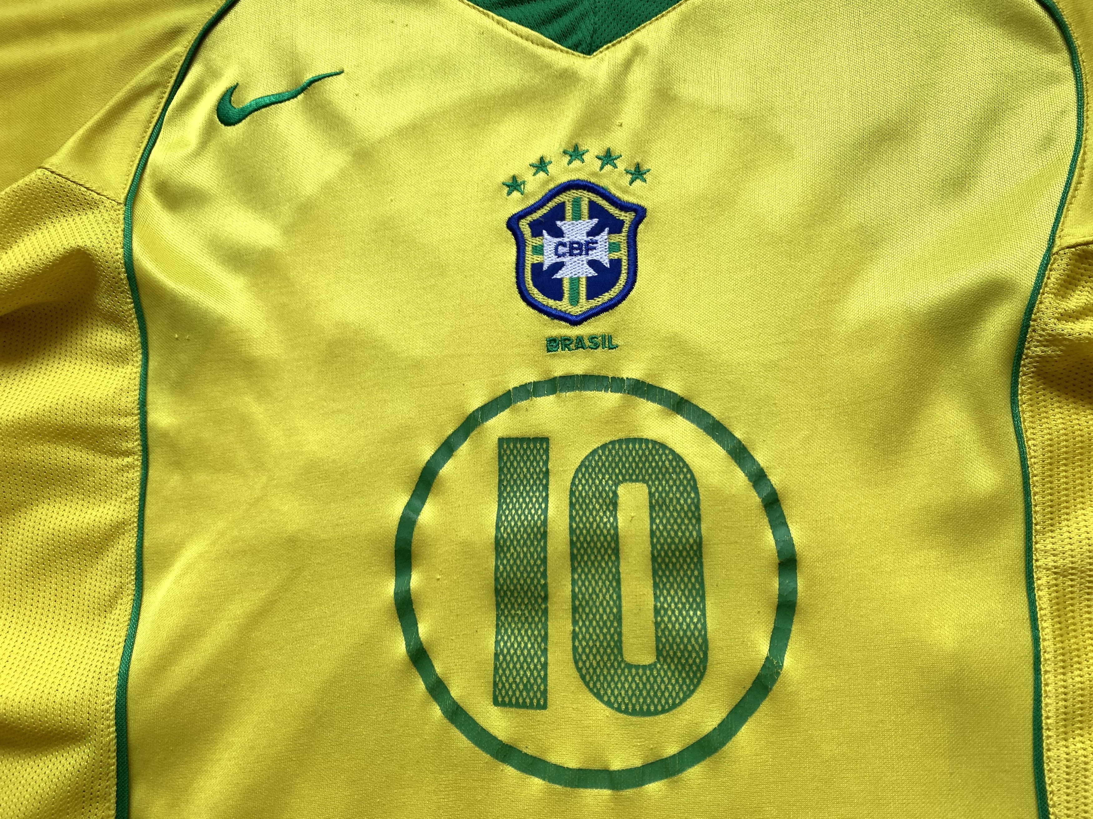Nike × Vintage Vintage Nike Brazil Football Shirt #10 Alex 2004-2006 Size US XS / EU 42 / 0 - 4 Thumbnail