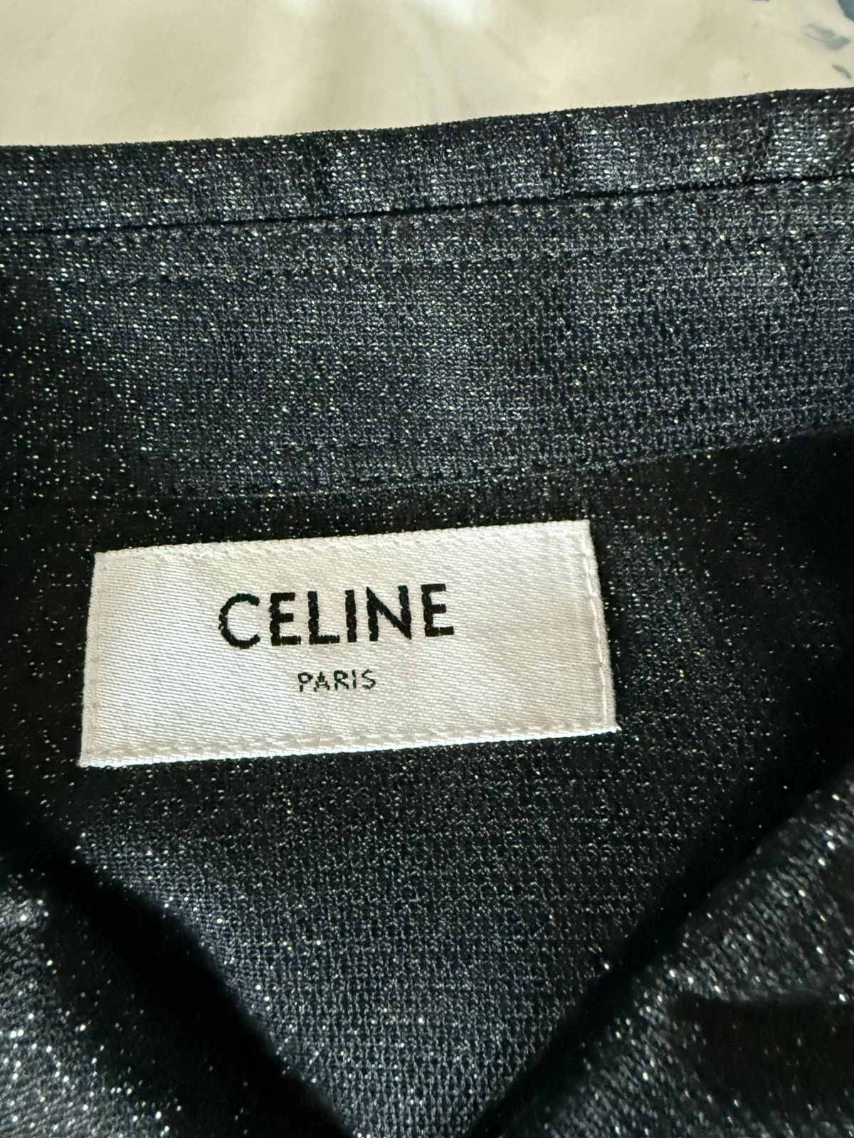 Celine $1.2k Celine Loose Carnaby shirt in lurex mesh Hedi 38 M Size US M / EU 48-50 / 2 - 18 Thumbnail