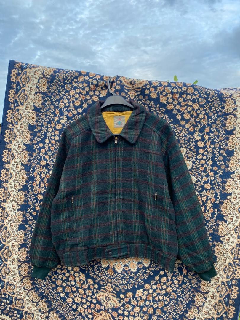 Vintage JIMY MACROAD WOOL BOMBERS JACKET STYLE Size US M / EU 48-50 / 2 - 3 Thumbnail