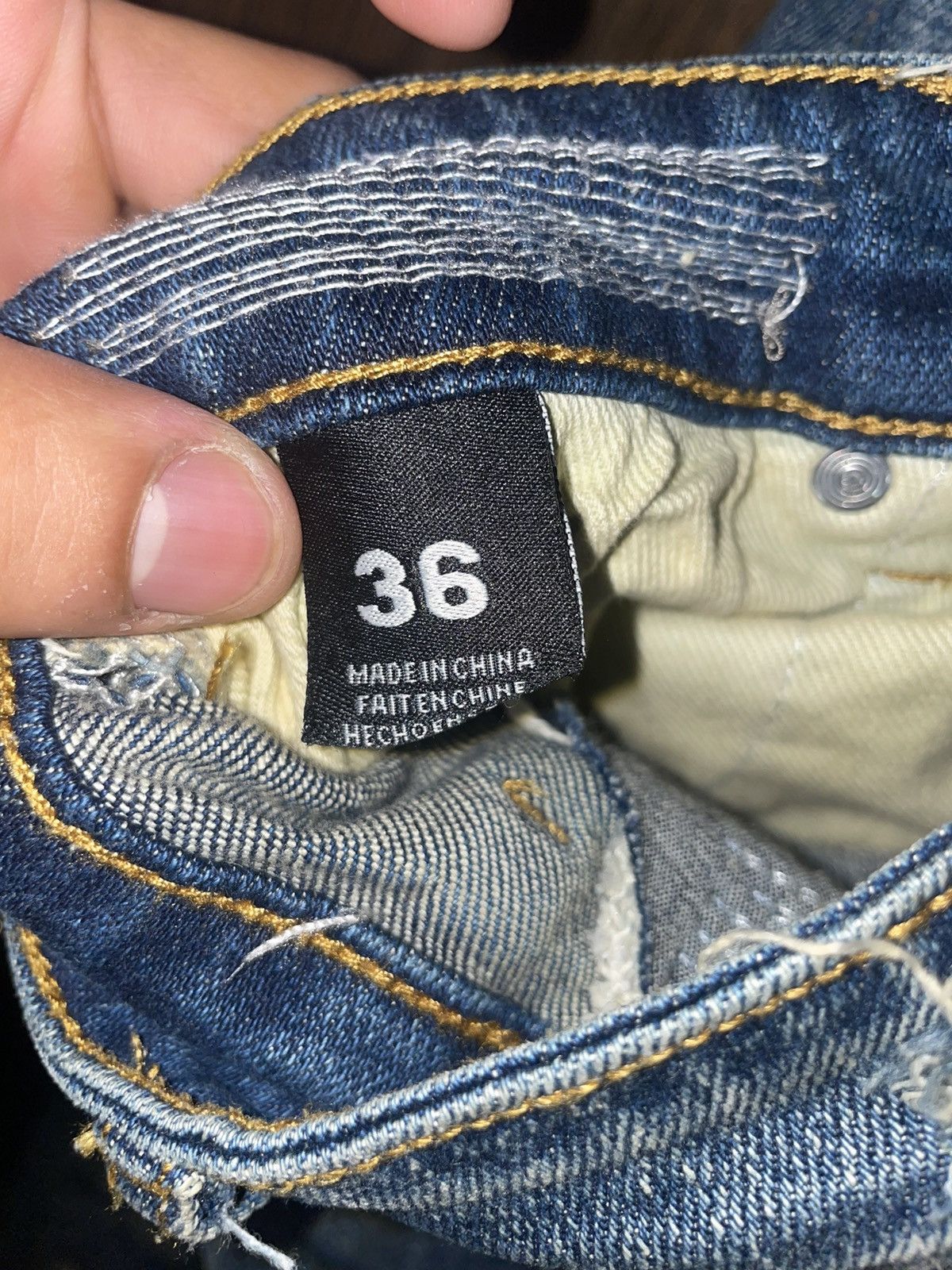 Embellish Herro 85 Scab Denim Heavy Distressed