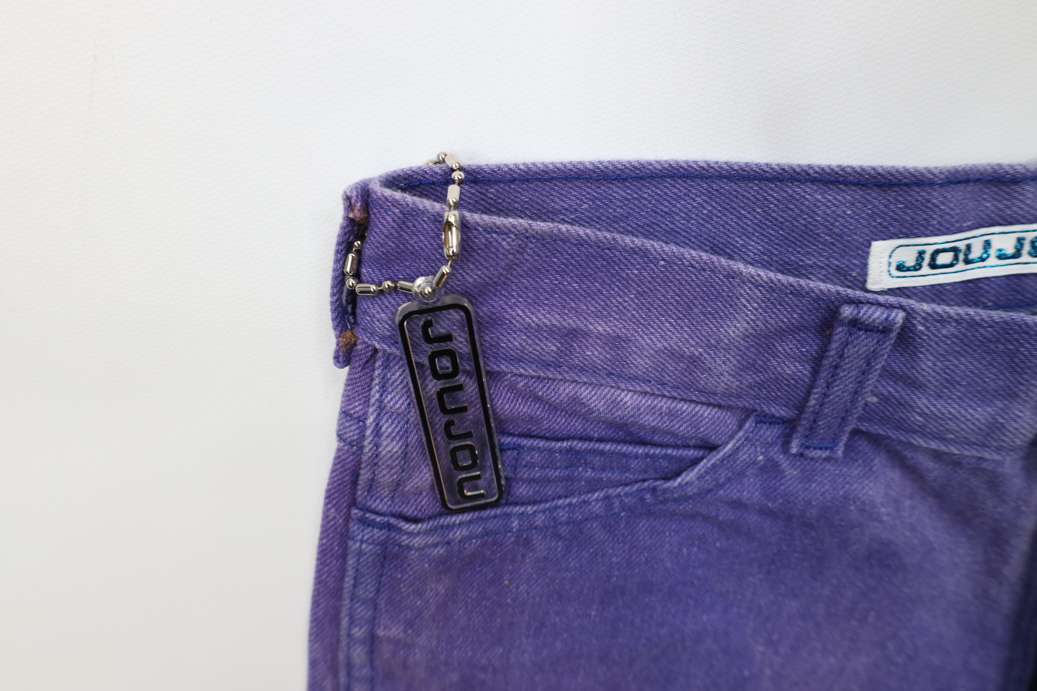 Vintage Deadstock Vintage 90s Streetwear Shorts Jorts Purple USA Size 32" / US 10 / IT 46 - 7 Thumbnail