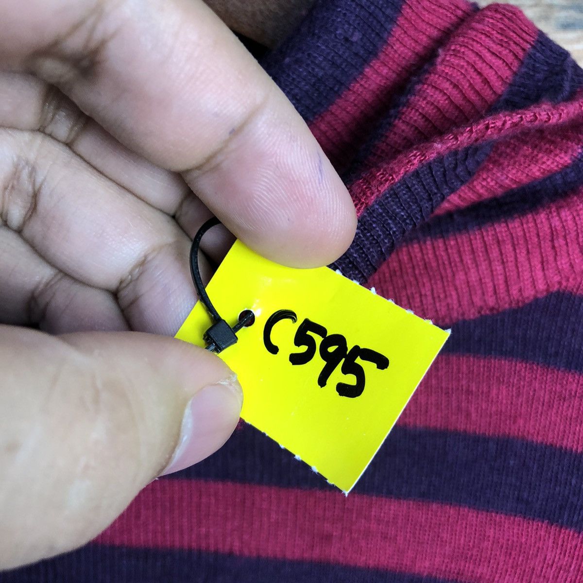 Solid & Striped DL Civilise Stripe Red like kurt cobain Knitwear #C595 Size M / US 6-8 / IT 42-44 - 9 Thumbnail