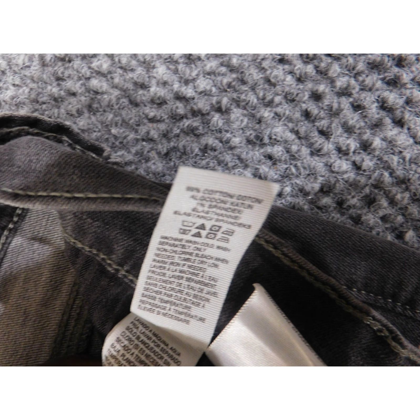 Lucky Brand Lucky Brand Jeans Women Jegging Gray Denim Stretch 4/27 Brook Legging 27 in Inseam 28 in Regular Rise Mid Designer Flower Size 27" / US 4 / IT 40 - 6 Thumbnail