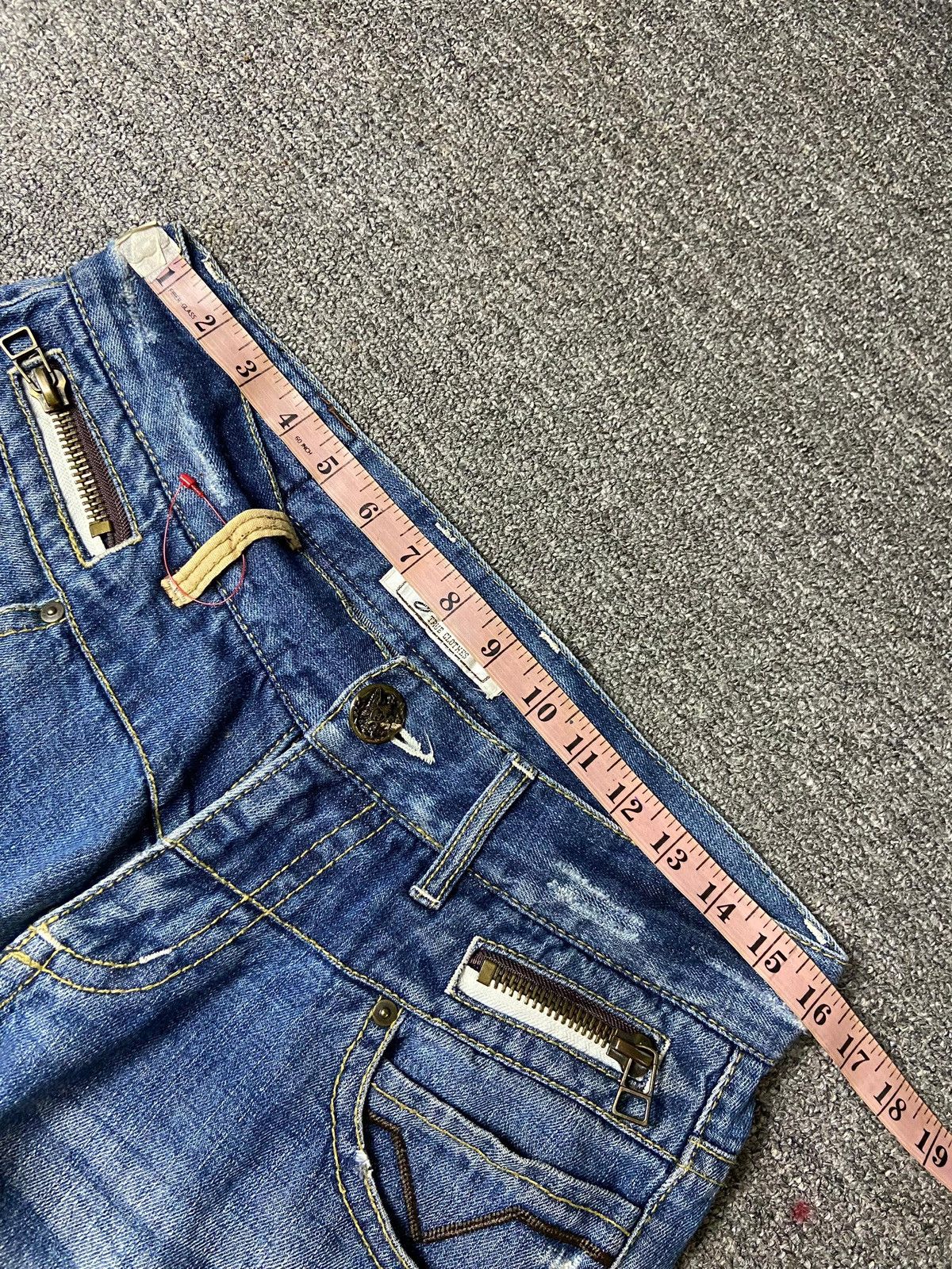 Japanese Brand GD GOODEAL Distressed Denim Jeans (149) Size US 32 / EU 48 - 10 Thumbnail