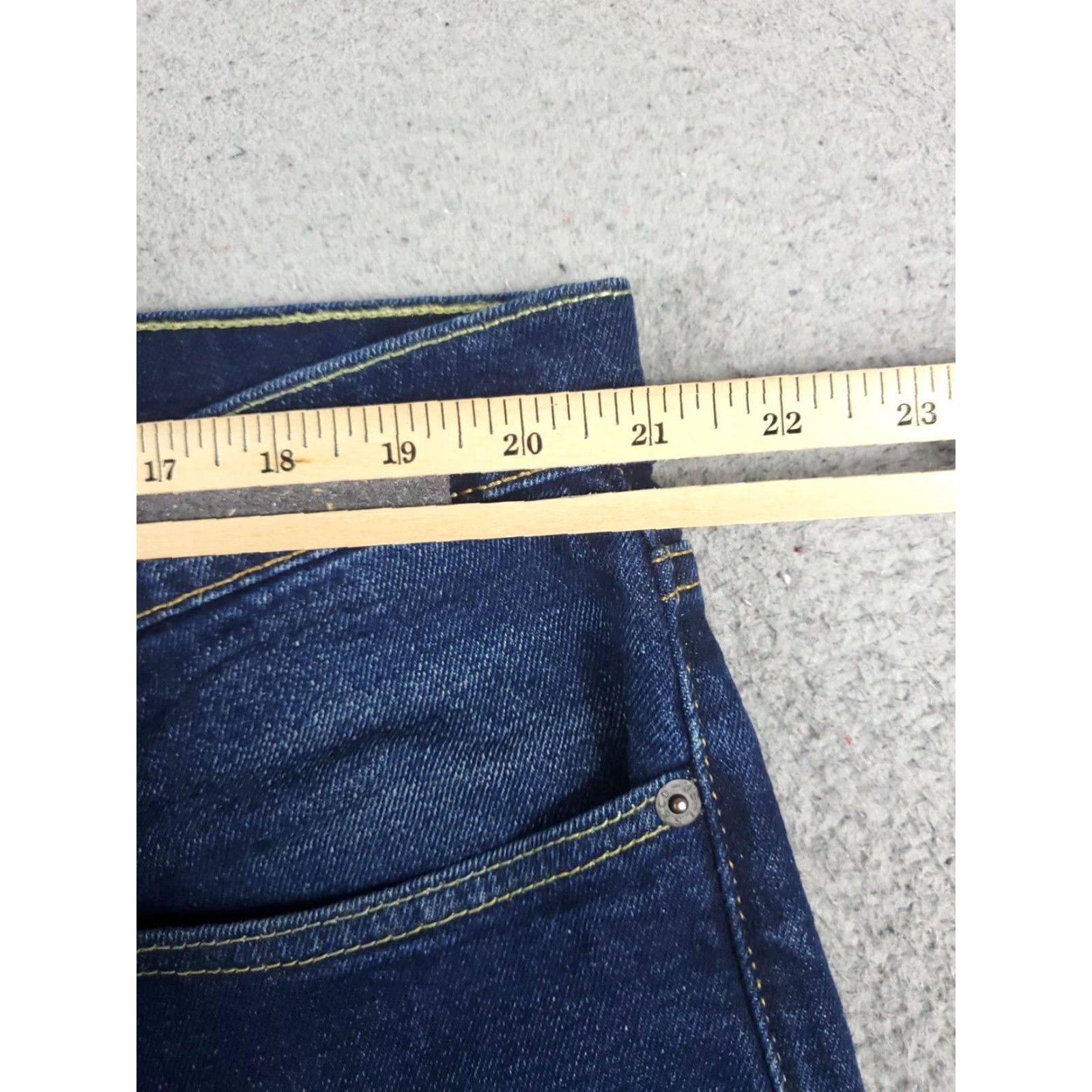 Levi's Levis 559 Mens Blue Relaxed Straight Leg Jeans Size 40x32 Cotton Size US 40 / EU 56 - 4 Thumbnail