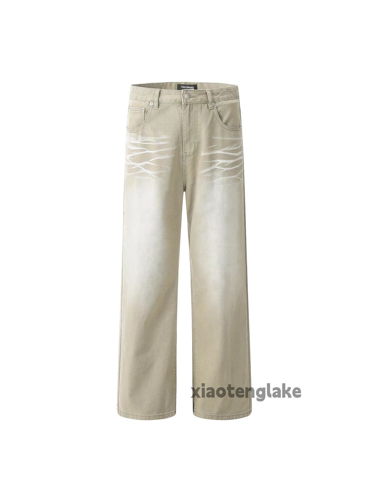 Jean × Vintage washed faded cleanfit yuppie loose baggy jeans Size US 32 / EU 48 - 2 Thumbnail
