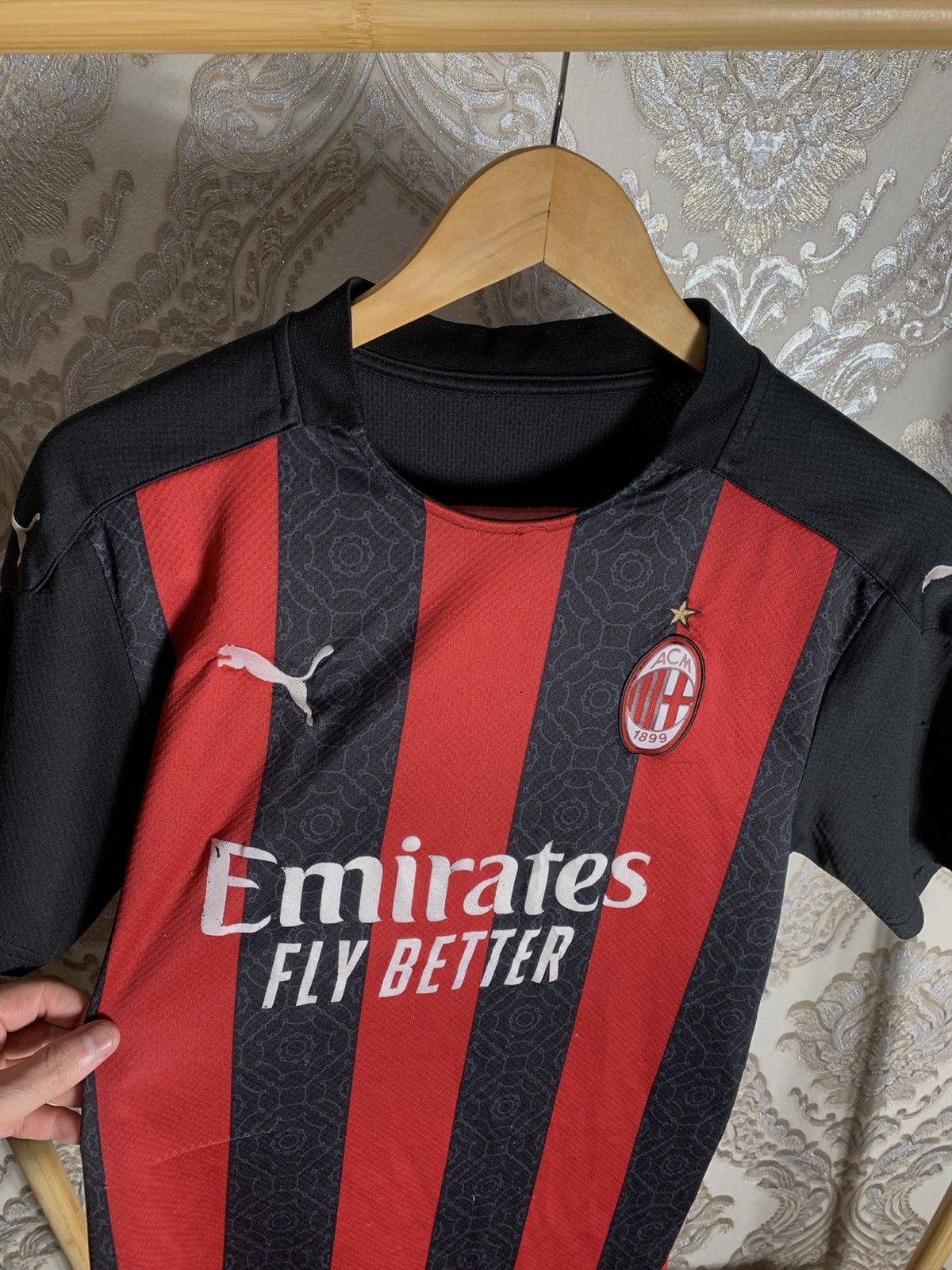 Puma VINTAGE PUMA FC AC MILAN INTER ITALY SOCCER JERSRY Y2K 90s Size US M / EU 48-50 / 2 - 2 Thumbnail