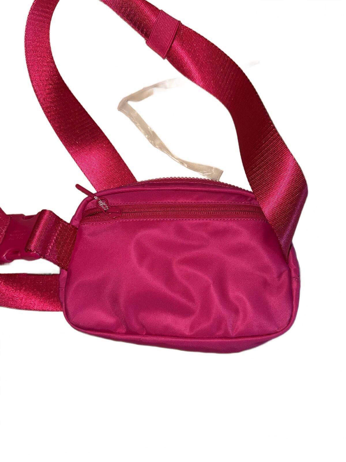 lululemon hot pink belt bag for Women Fanny Pack Waist Packs Crossbody Bag strap Length When Fully Extended NEW Lululemon shoulder pack wear