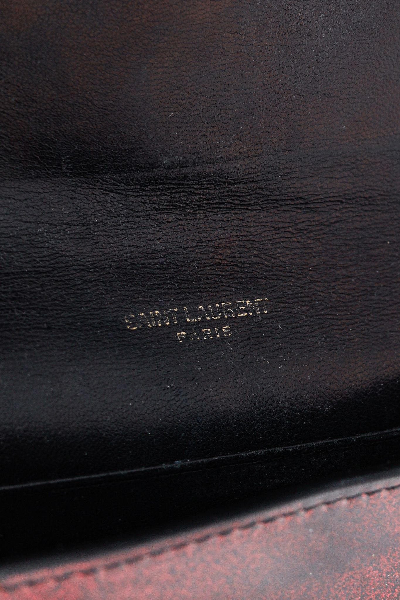 Saint Laurent Paris Saint Lauren Glitter Patent YSL Leather Wallet Size ONE SIZE - 8 Thumbnail