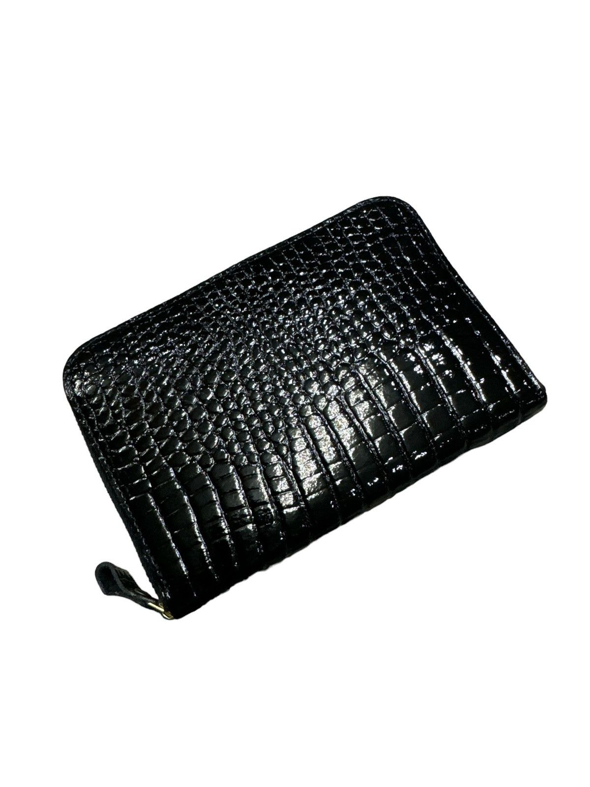 Designer × Leather JEANNE D' ARC CROCODILE LEATHER PATTERN BIFOLD ZIPPER WALLET Size ONE SIZE - 2 Thumbnail