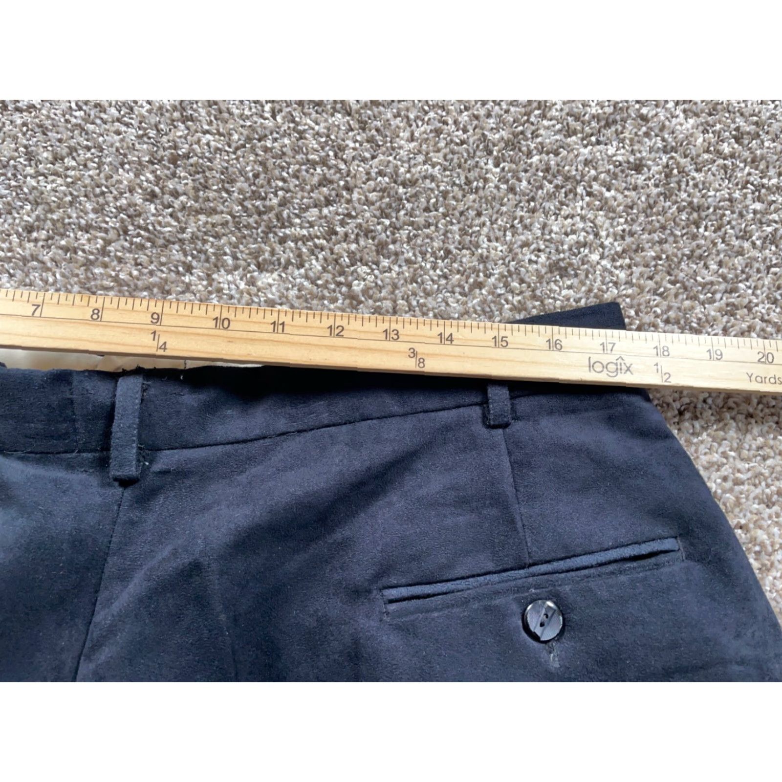 Sean John VTG Sean John Pleated Baggy Fit Pants Men's 35 x 25 Black Embroidered Cuffed Size US 35 - 5 Thumbnail