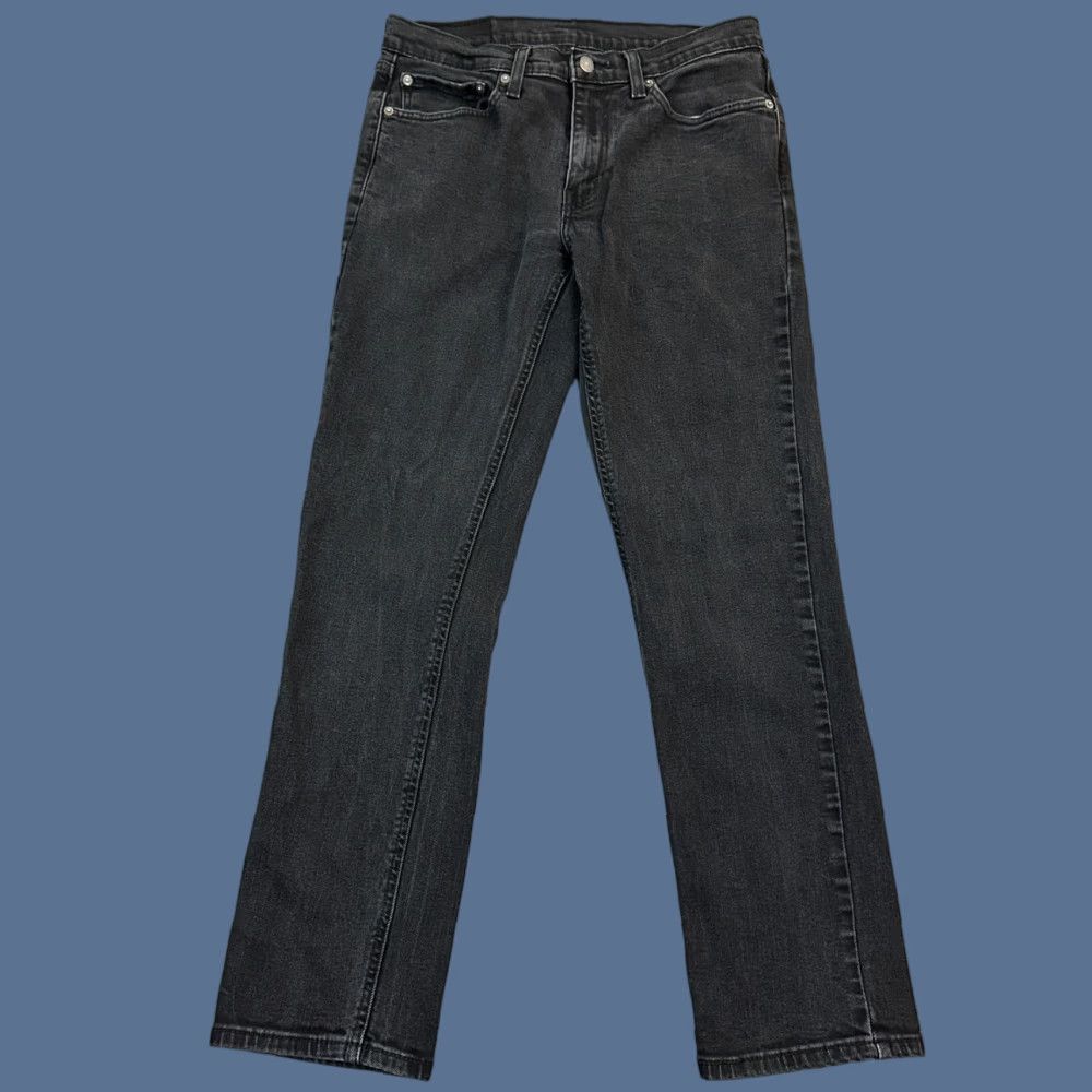 Levi's VINTAGE Levi's 541 Jeans Mens 31x32 Black Denim Athletic Taper Stretch Casual US 90s Mens Jeans Size US 31 - 1 Thumbnail