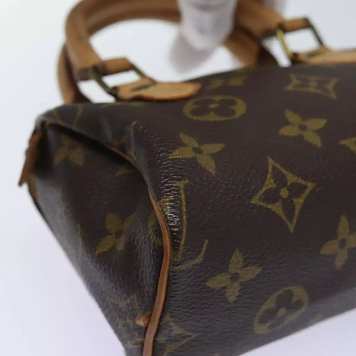 Louis Vuitton LOUIS VUITTON Monogram Mini Speedy Hand Bag Vintage Size ONE SIZE - 10 Thumbnail