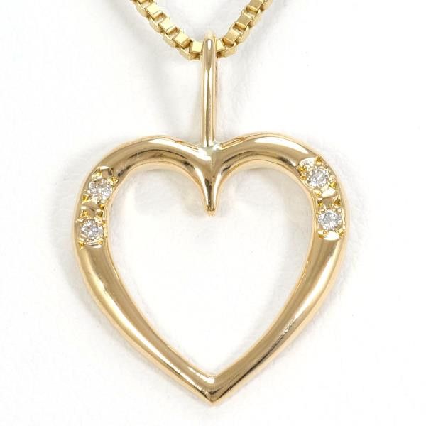 Other Other K18 Yellow Gold Diamond Necklace 40cm Metal Necklace in Great Condition Size ONE SIZE - 1 Thumbnail