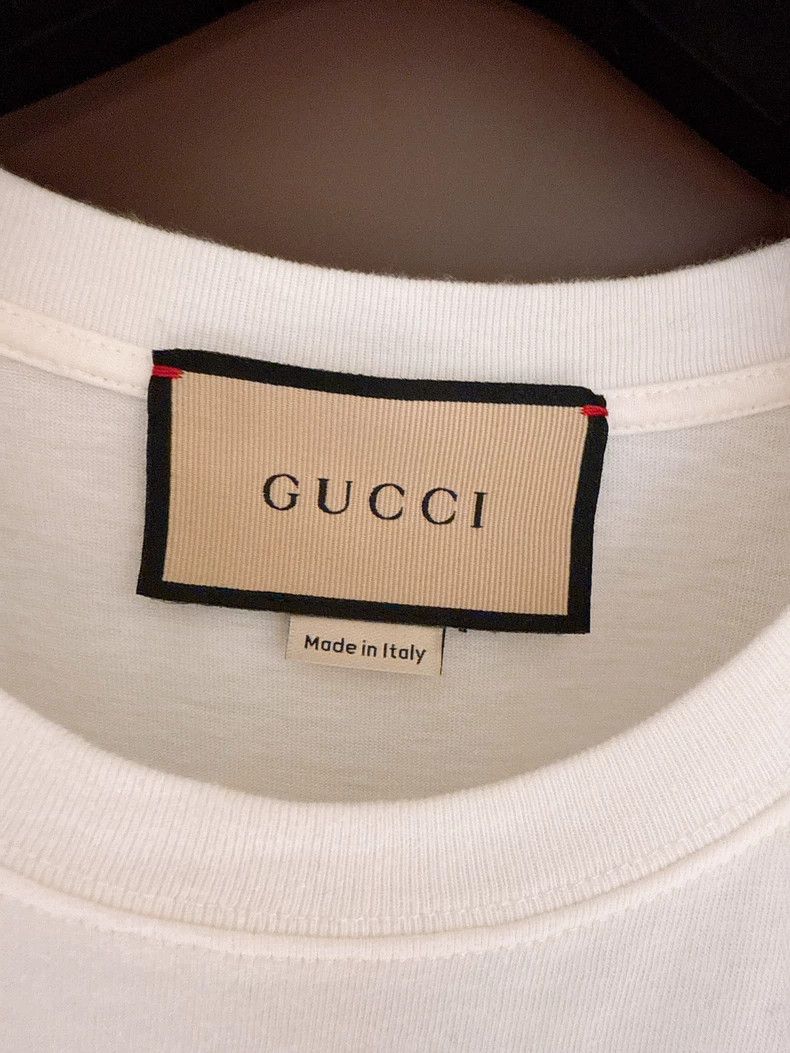 Gucci Gucci Letter sequin short-sleeved T-shirt 2504-Nextarrow Size US XXS / EU 40 - 7 Thumbnail