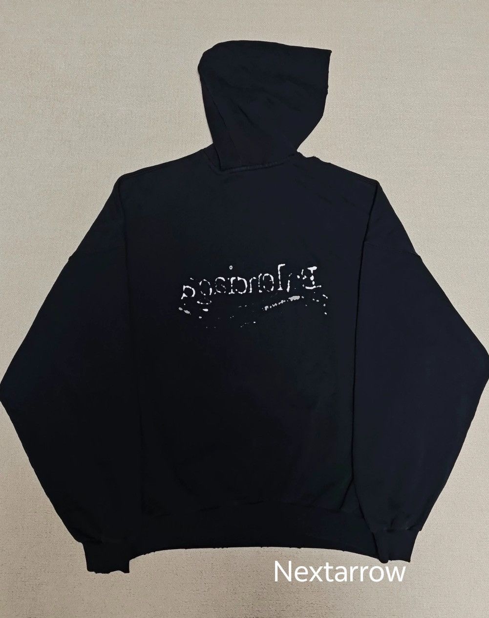 Balenciaga Balenciaga 23fwCoke Hand-Painted Waves Hoodie 2412-Nextarrow Size US S / EU 44-46 / 1 - 2 Thumbnail
