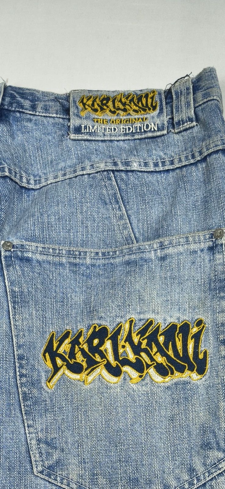 Karl Kani Karl Kani Rare Limited Edition Biker Patchwork Y2K Jean(067) Size US 34 / EU 50 - 10 Thumbnail