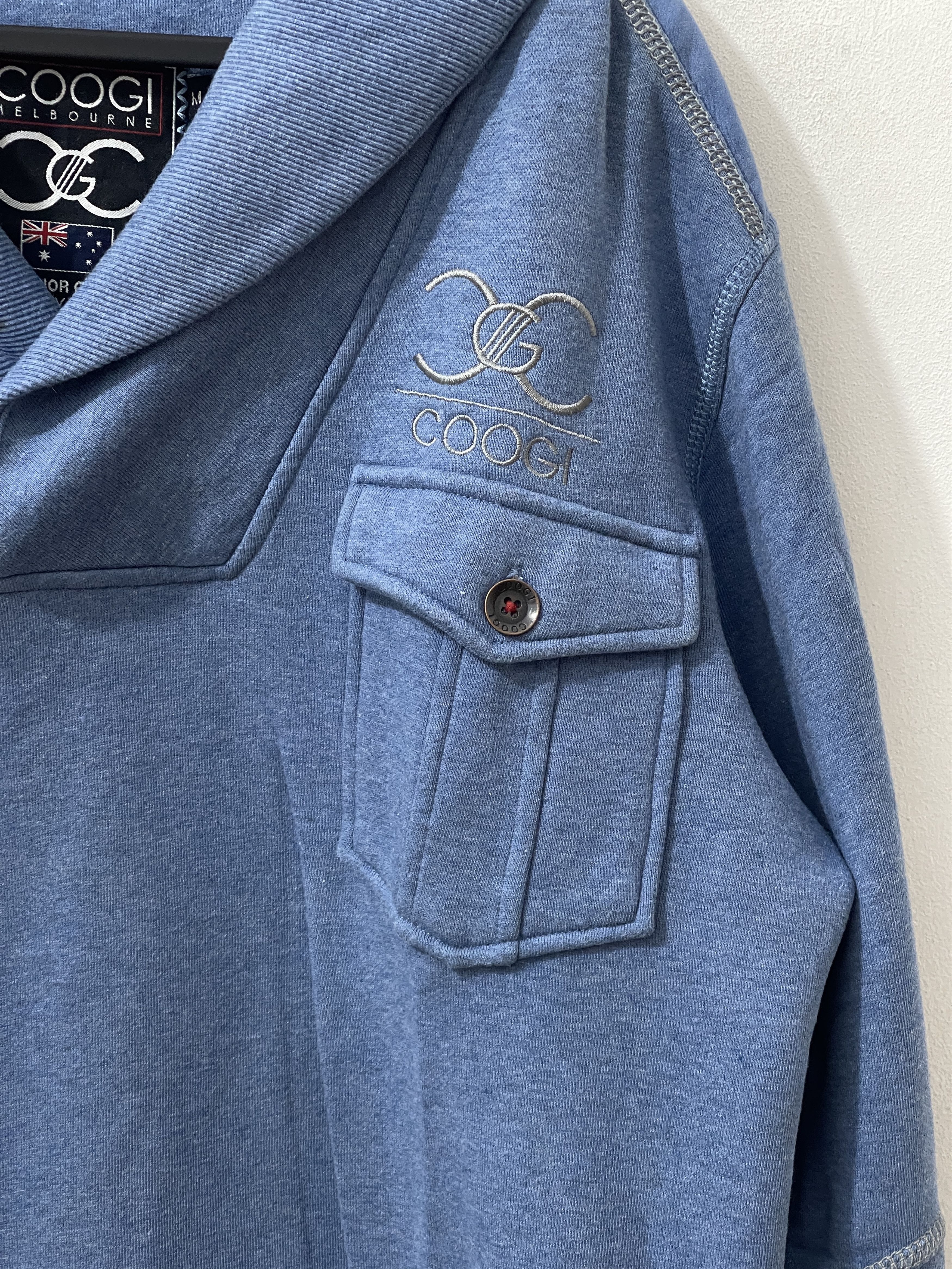 Coogi Vintage Rare Coogi Melbourne Hybrid Collar Sweatshirts Size US M / EU 48-50 / 2 - 2 Thumbnail