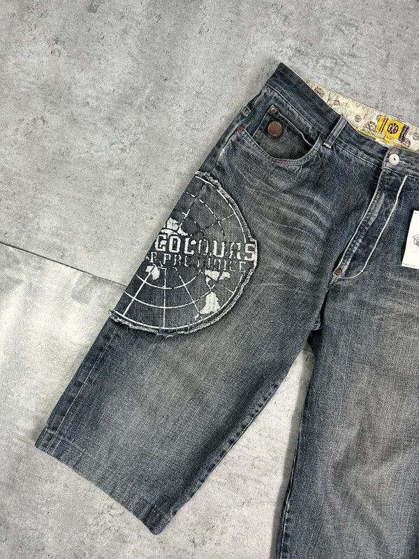 Cross Colours × Vintage Jorts Cross Swag Y2K Streetwear Shorts Size US 34 / EU 50 - 4 Thumbnail