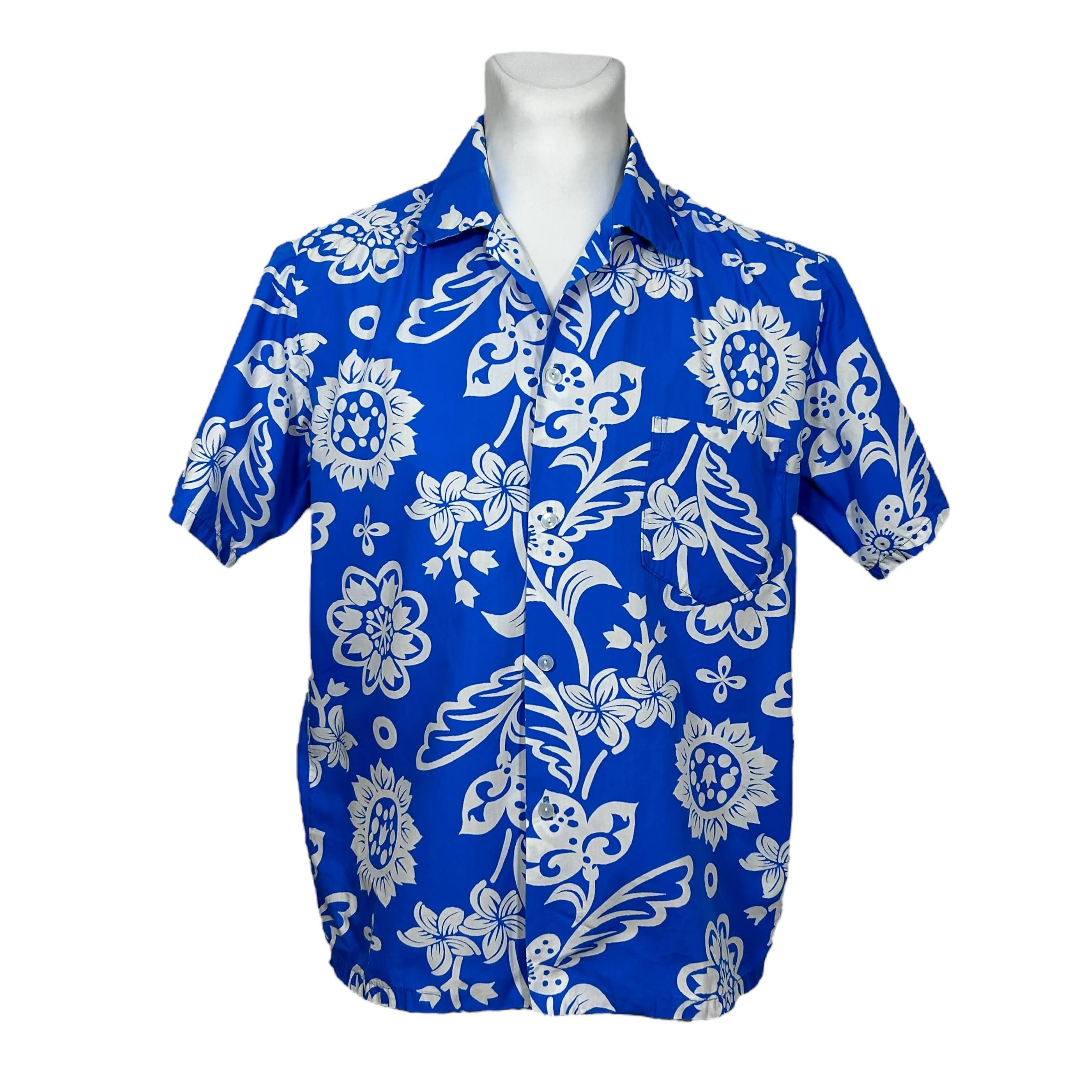 Other Lauhala Black White Floral Hawaiian Shirt Hawaii Cotton XL Size US XL / EU 56 / 4 - 1 Thumbnail