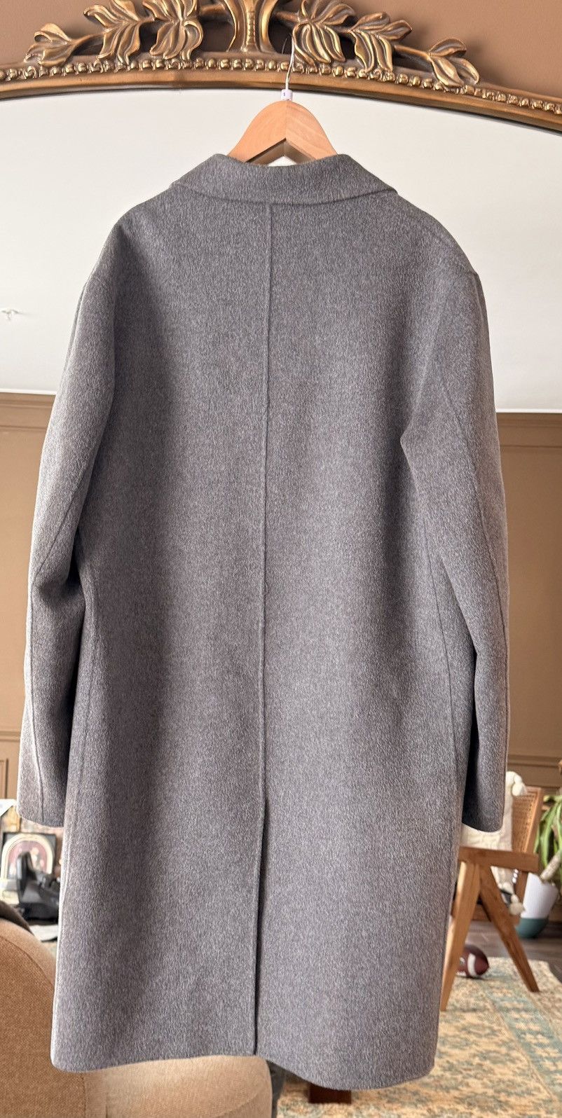 Cos COS Single breasted Gray Relaxed Fit Coat Size US M / EU 48-50 / 2 - 2 Thumbnail