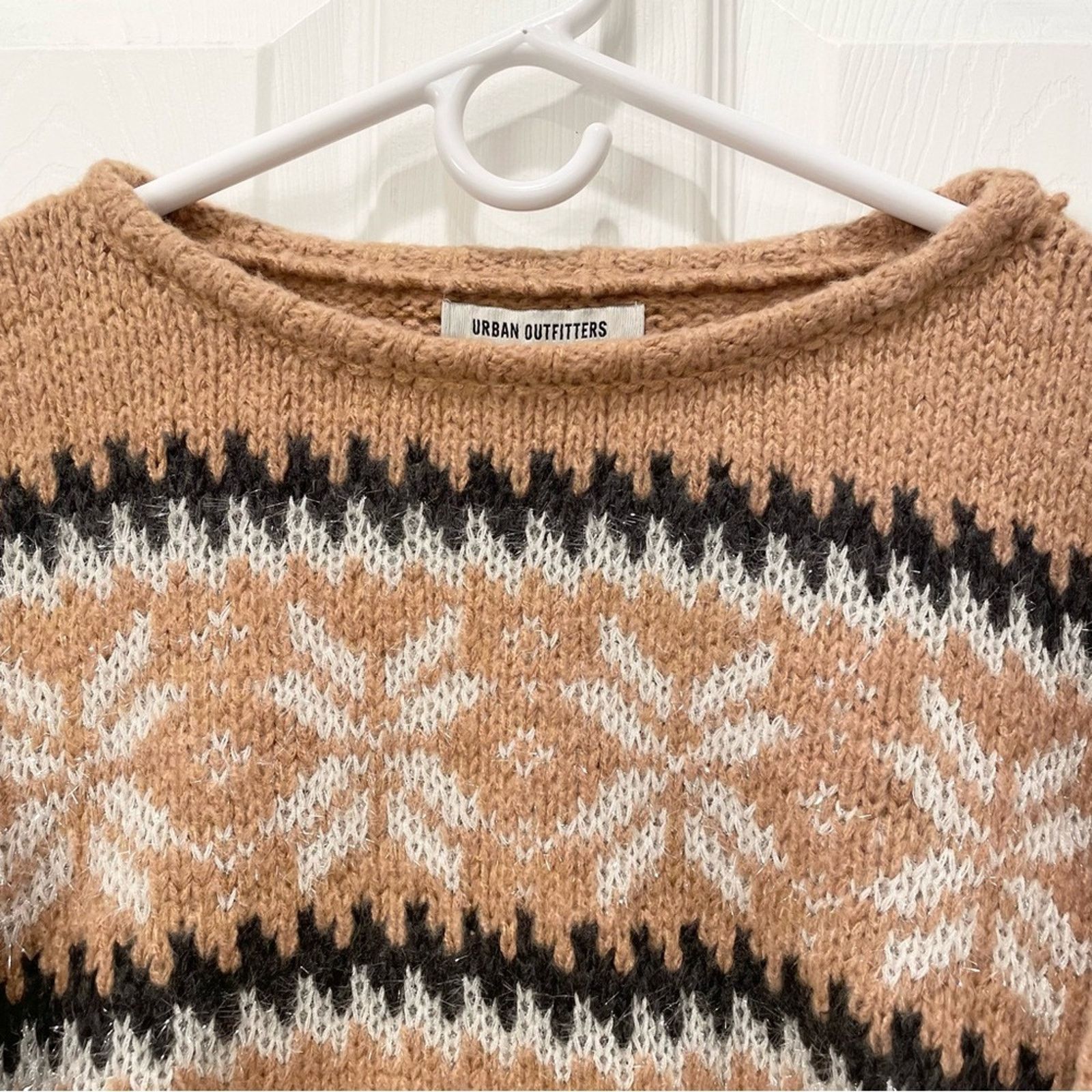 Urban Outfitters Urban Outfitters Cropped Fair Isle Sweater M Size M / US 6-8 / IT 42-44 - 3 Thumbnail