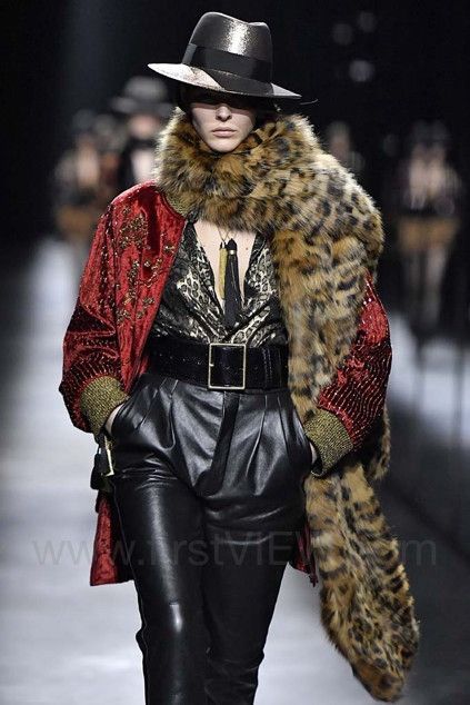 Saint Laurent Paris |[ FW19 Runway Saint Laurent Burnout Leopard Silk Shirt ]| Size US L / EU 52-54 / 3 - 8 Thumbnail