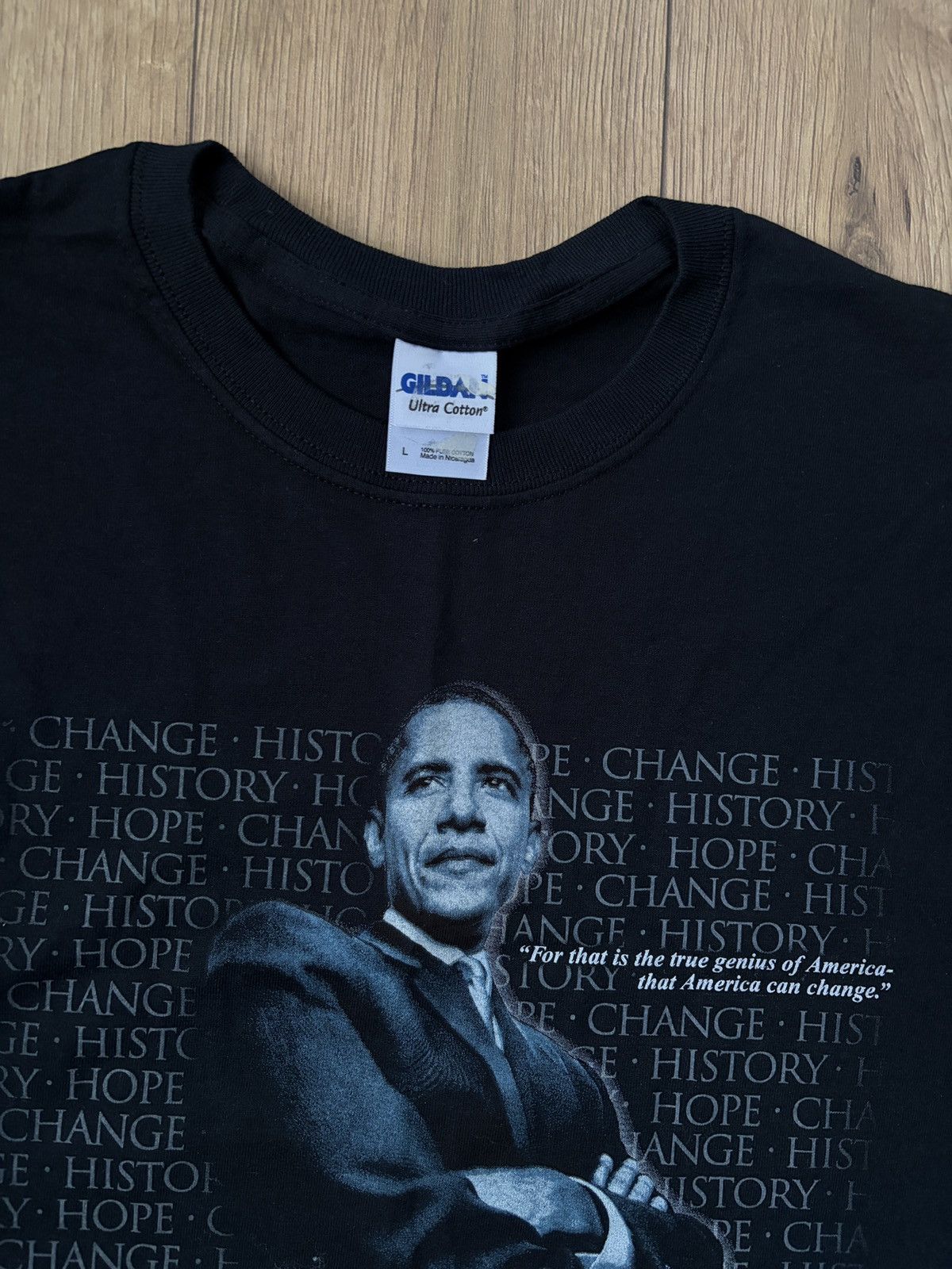 Band Tees Barack Obama 44th President USA T-shirt Size US L / EU 52-54 / 3 - 4 Thumbnail